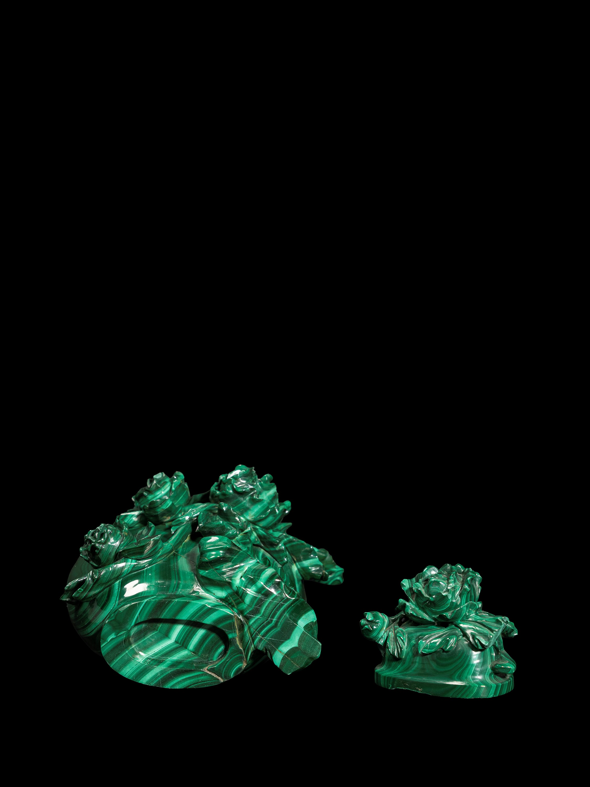 VASO IN MALACHITE