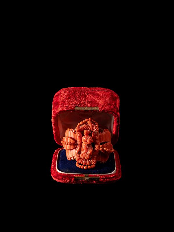 ☼BRACCIALE IN CORALLO ROSSO 