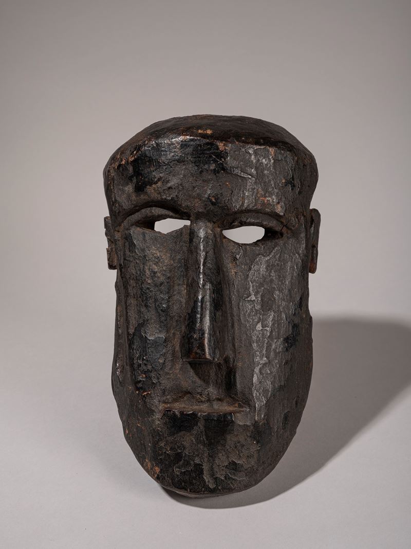MASCHERA HIMALAYANA IN LEGNO