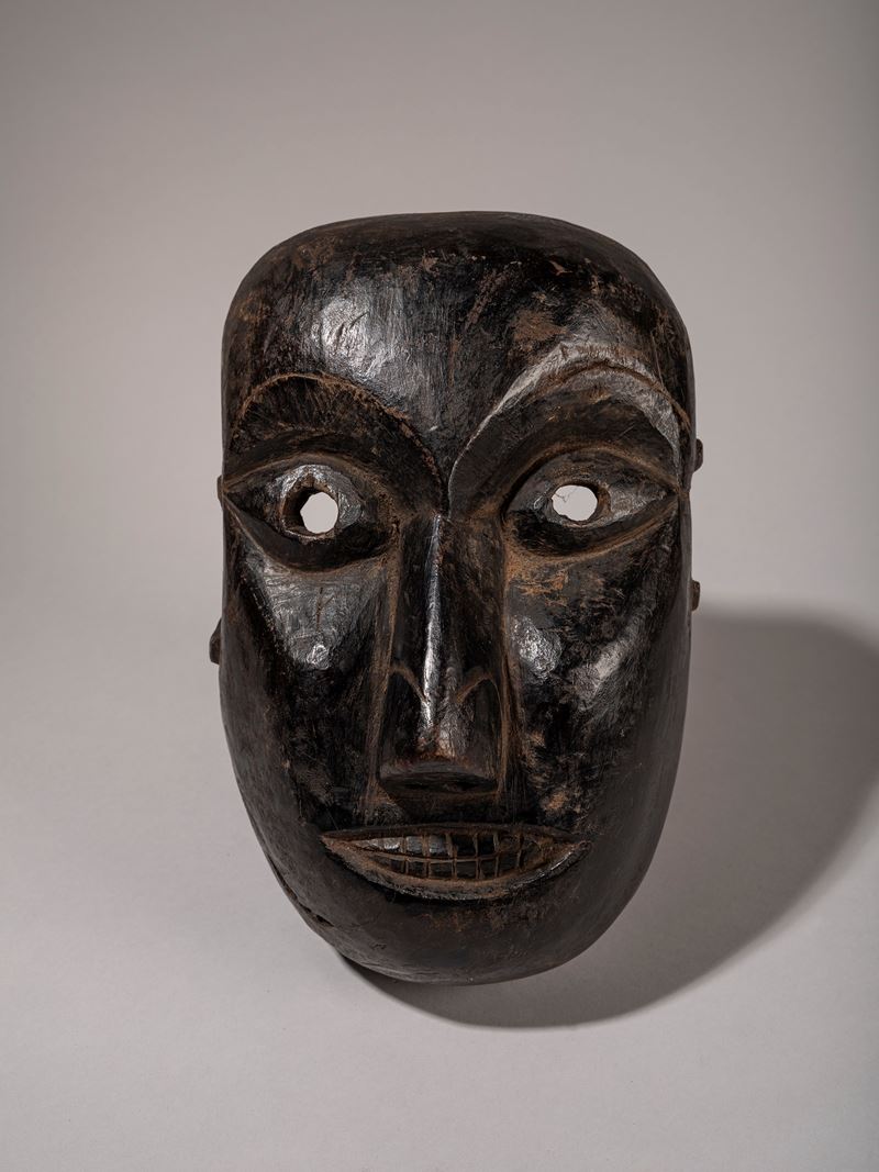 MASCHERA HIMALAYANA IN LEGNO
