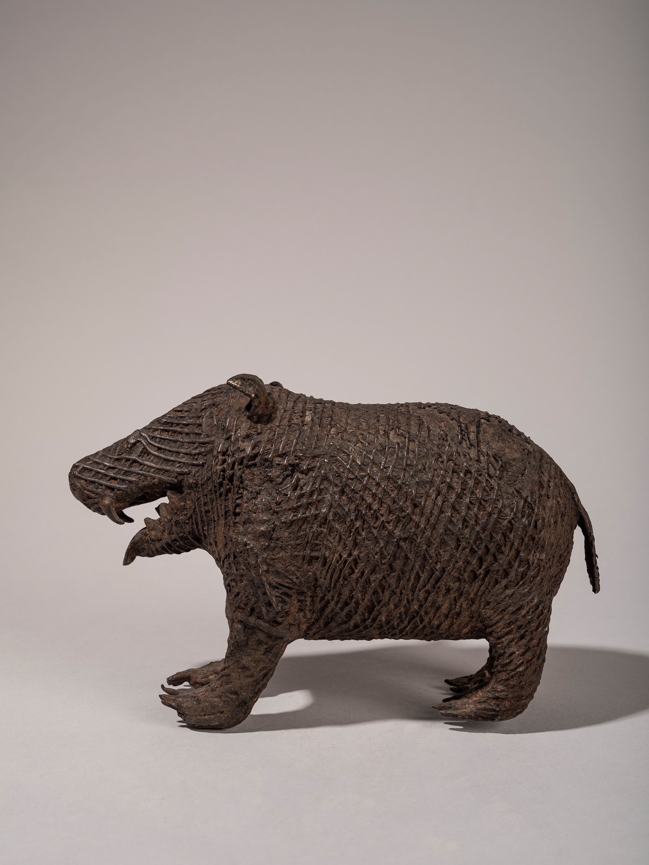 FIGURA ZOOMORFA IN BRONZO KOND