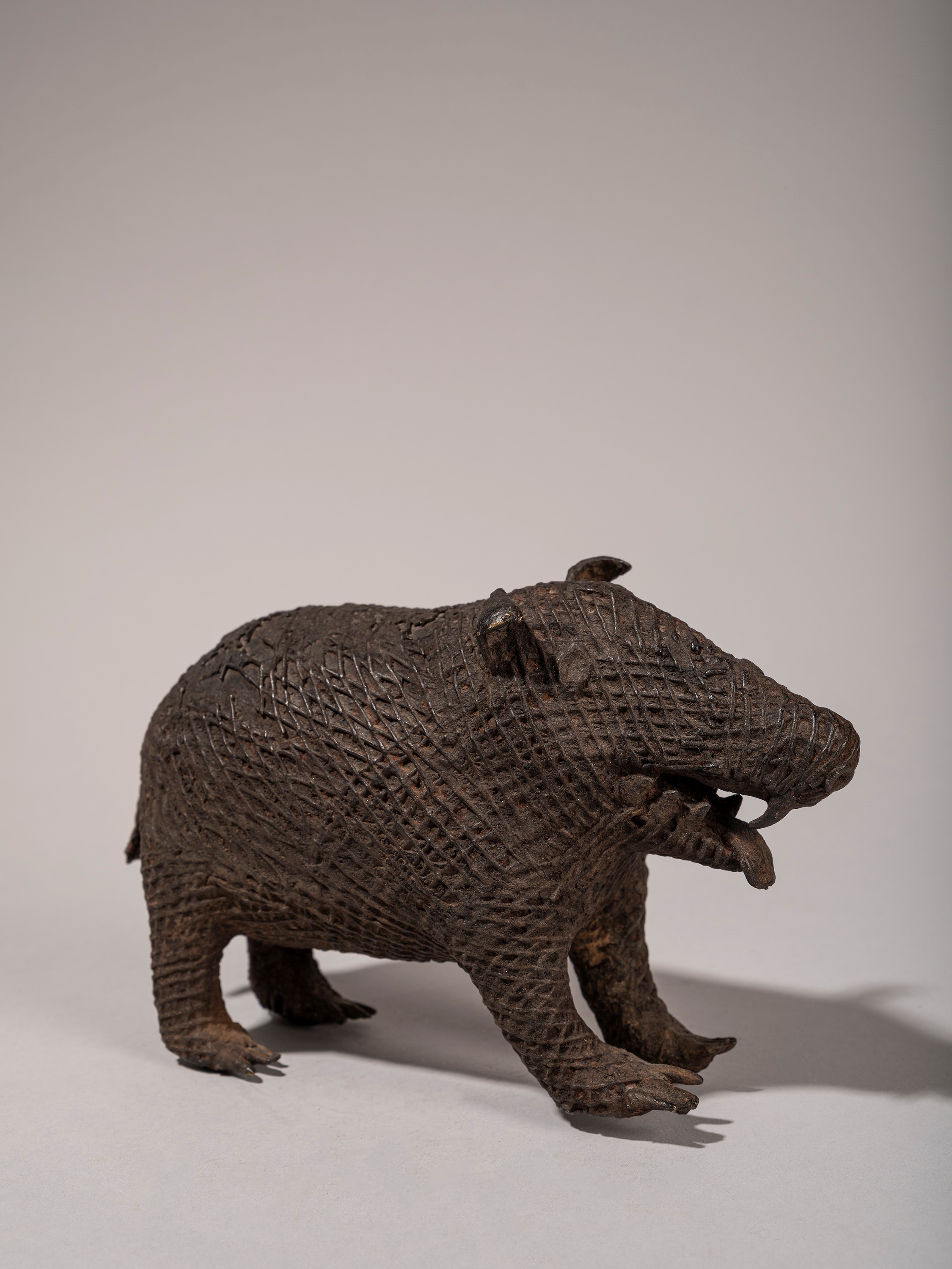 FIGURA ZOOMORFA IN BRONZO KOND