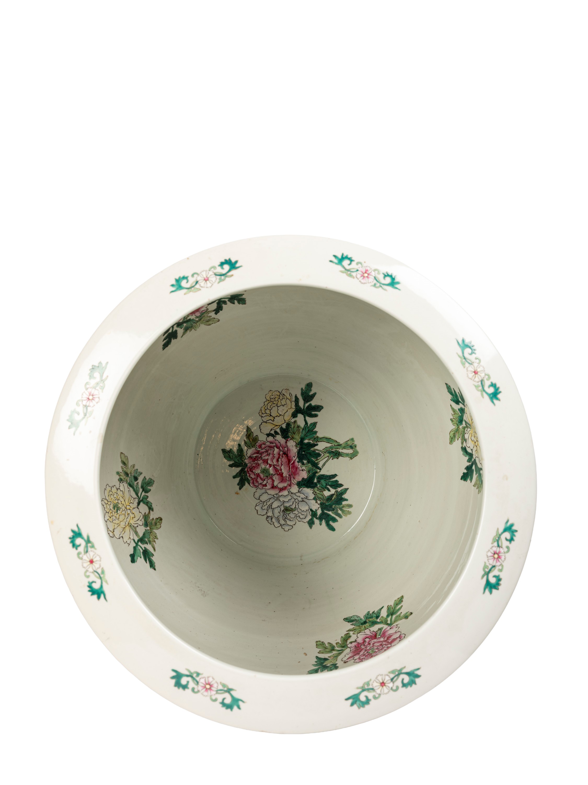 CACHEPOT IN PORCELLANA FAMIGLIA ROSA
