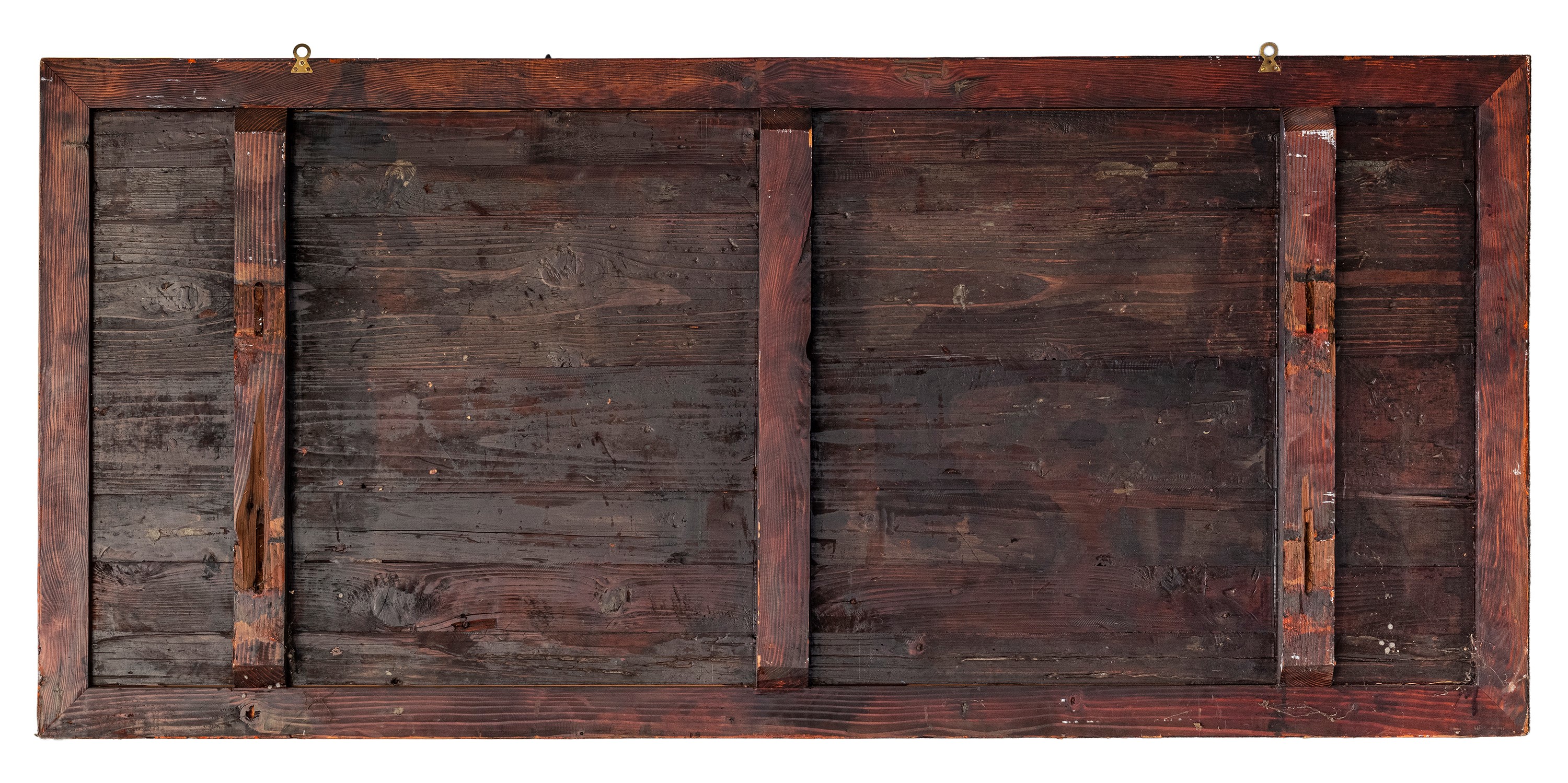 Pannello in legno dipinto, Tibet, XX secolo