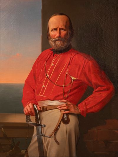 Olio su tela, GARIBALDI (XIX secolo)