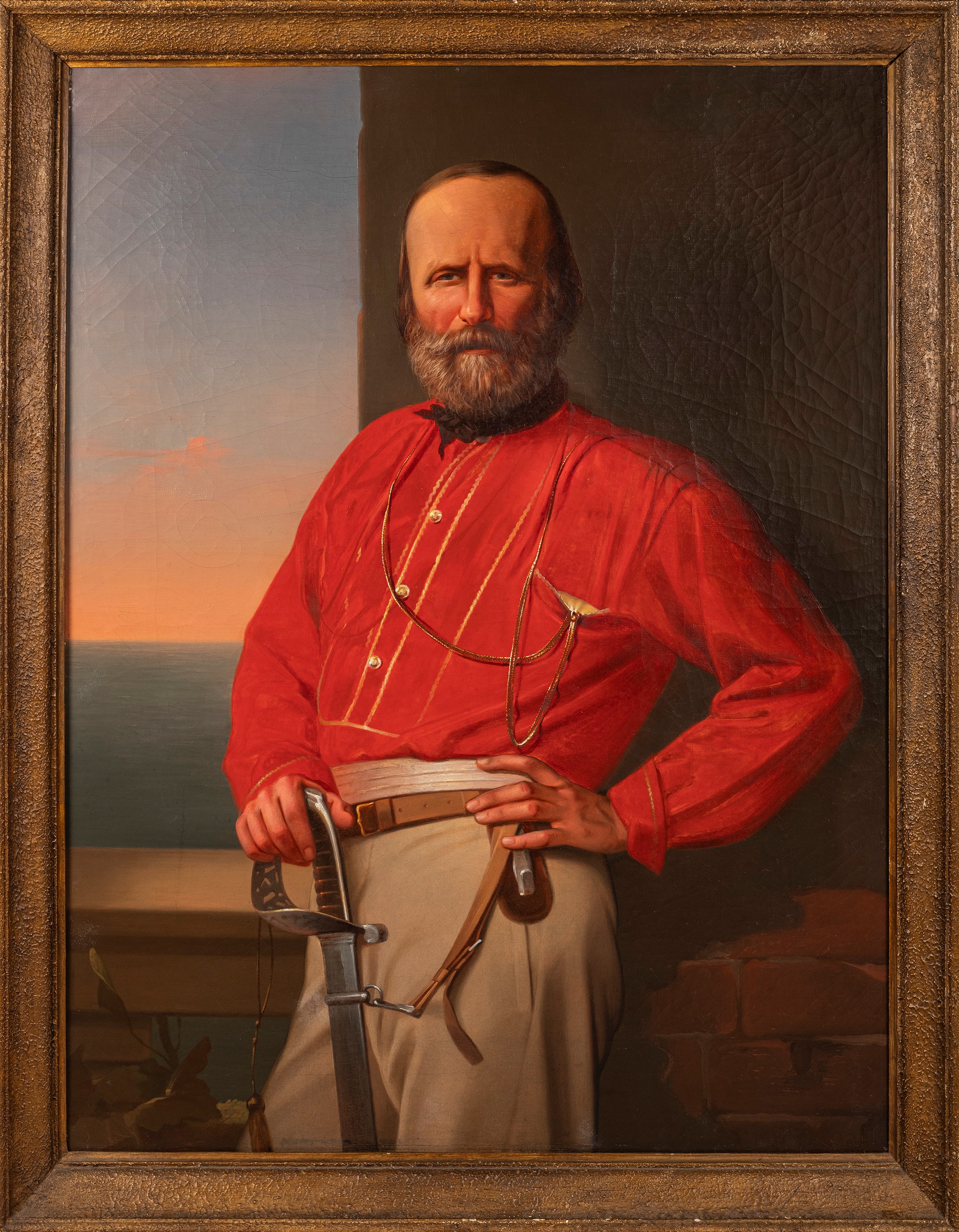 Olio su tela, GARIBALDI (XIX secolo)