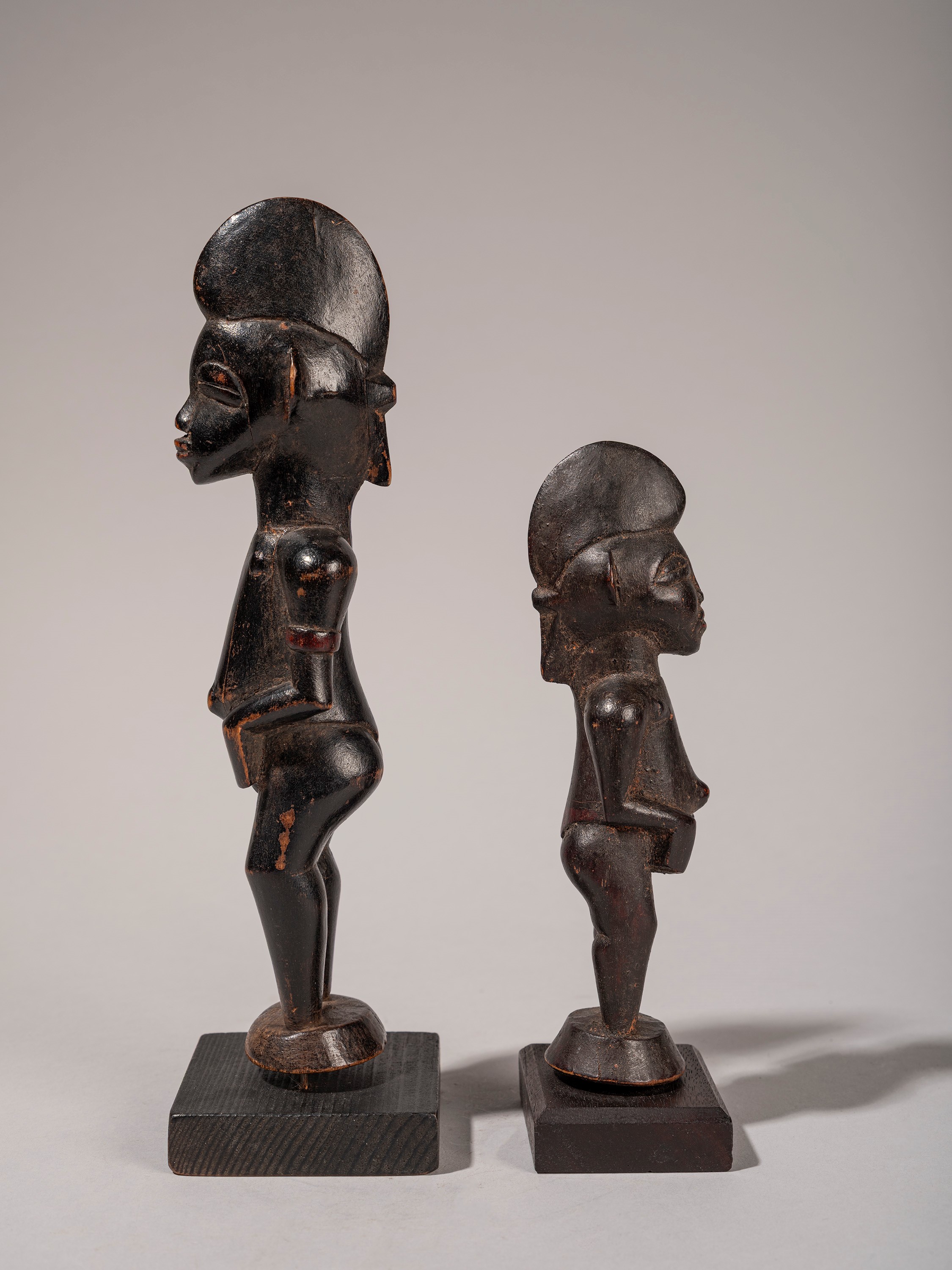 LOTTO COMPOSTO DA DUE SCULTURE SENUFO