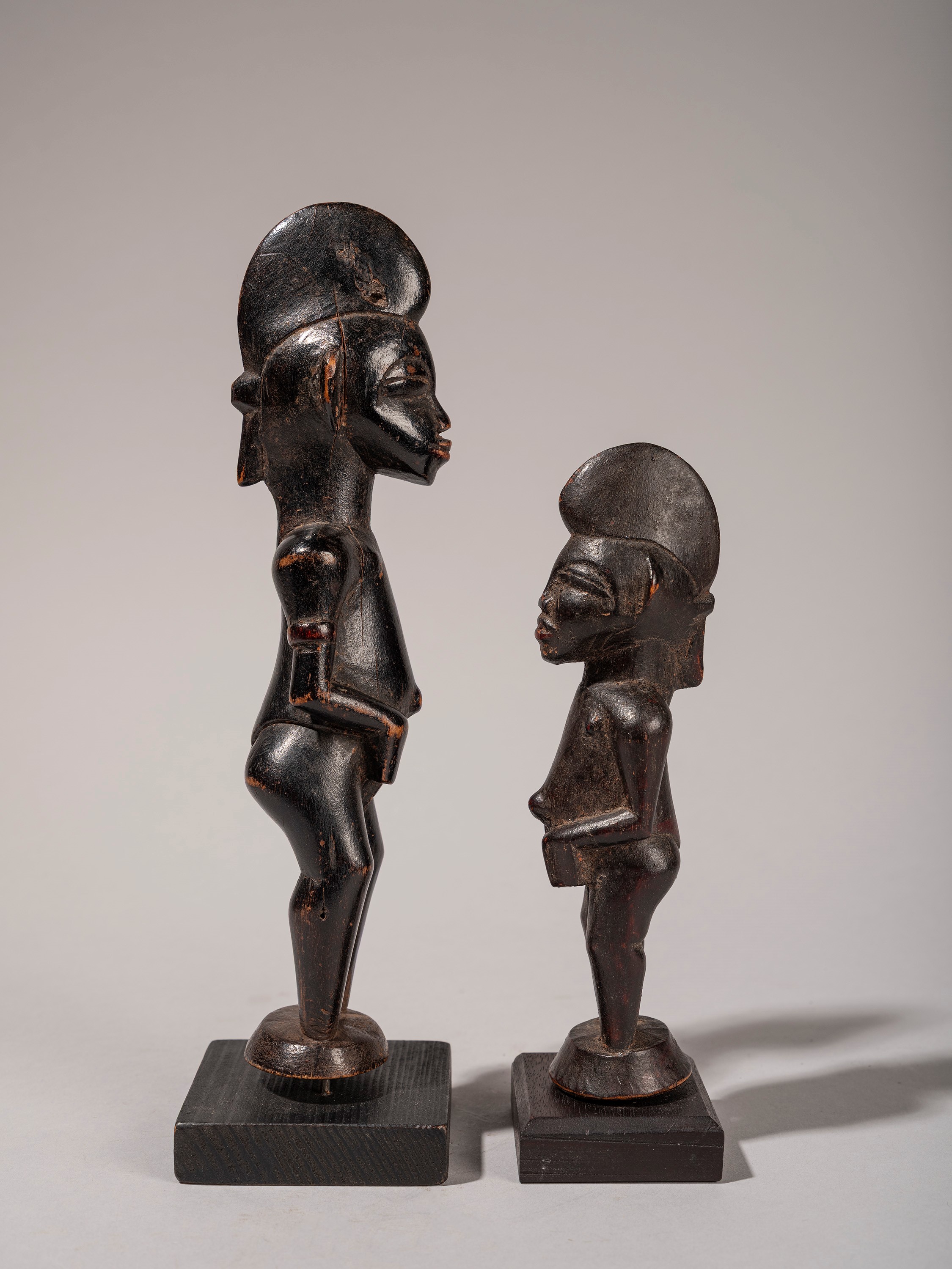 LOTTO COMPOSTO DA DUE SCULTURE SENUFO