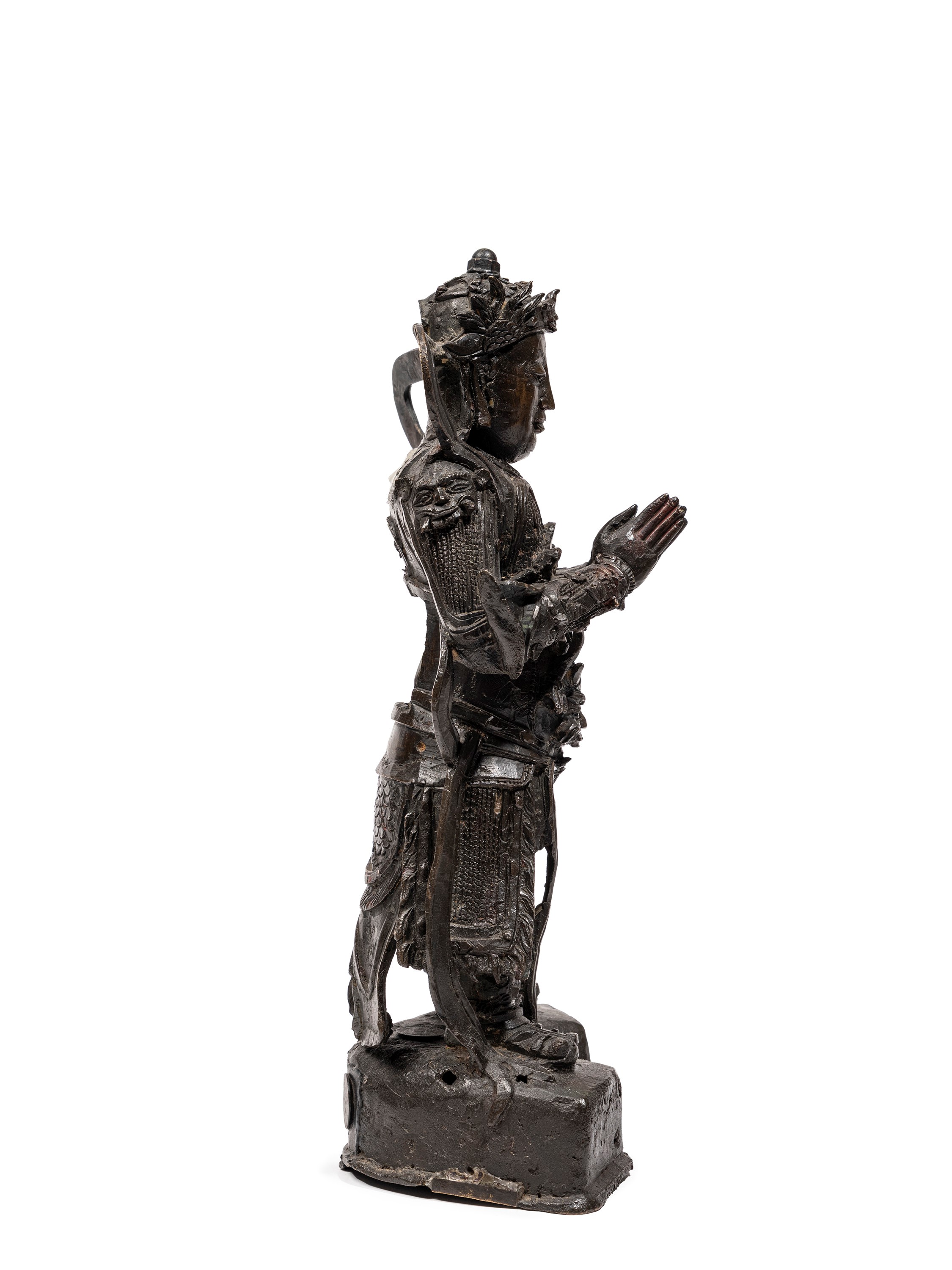 Cina dinastia Ming, Figura in bronzo raffigurante Weituo