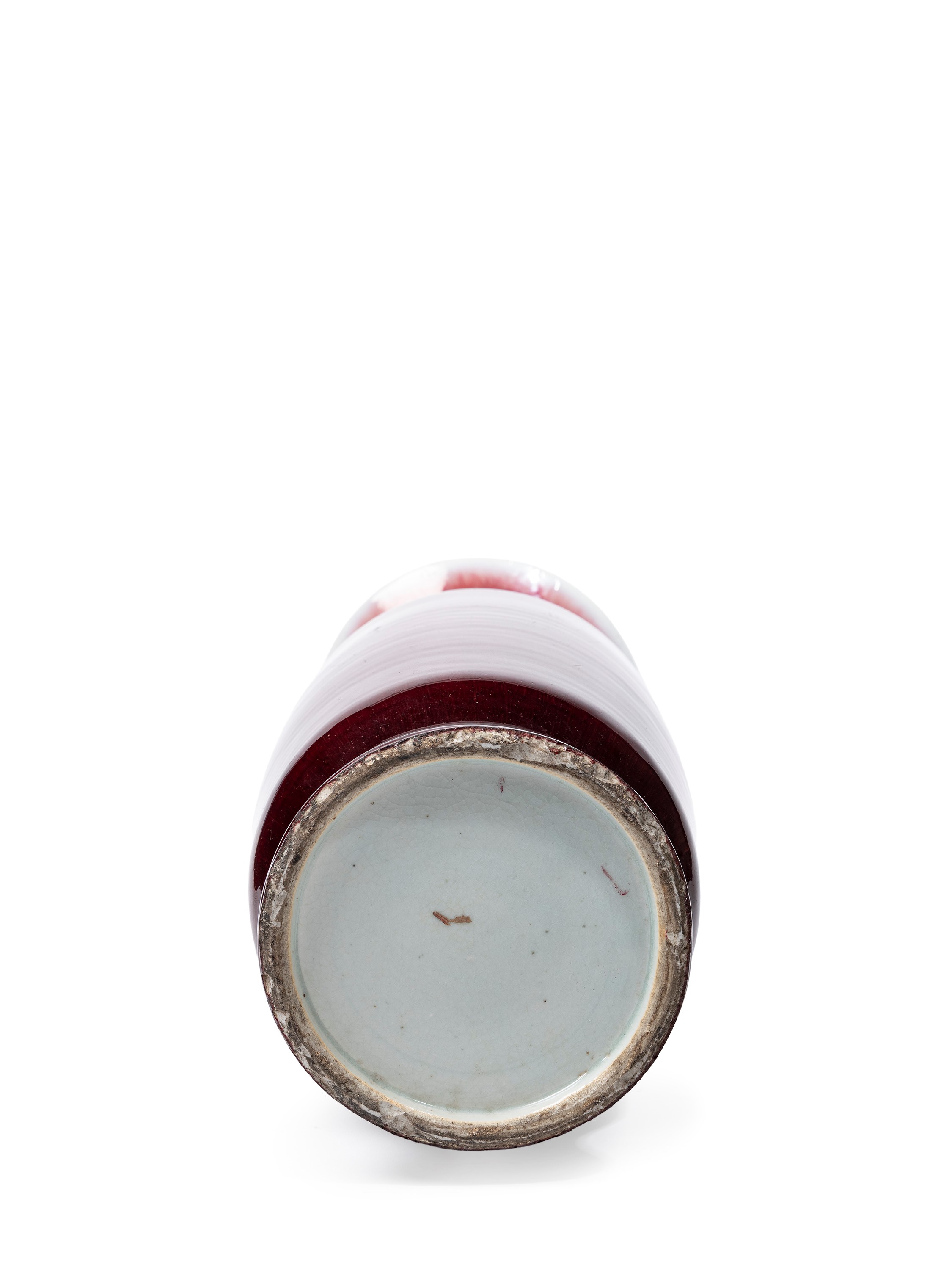 VASO IN PORCELLANA SANGUE DI BUE
