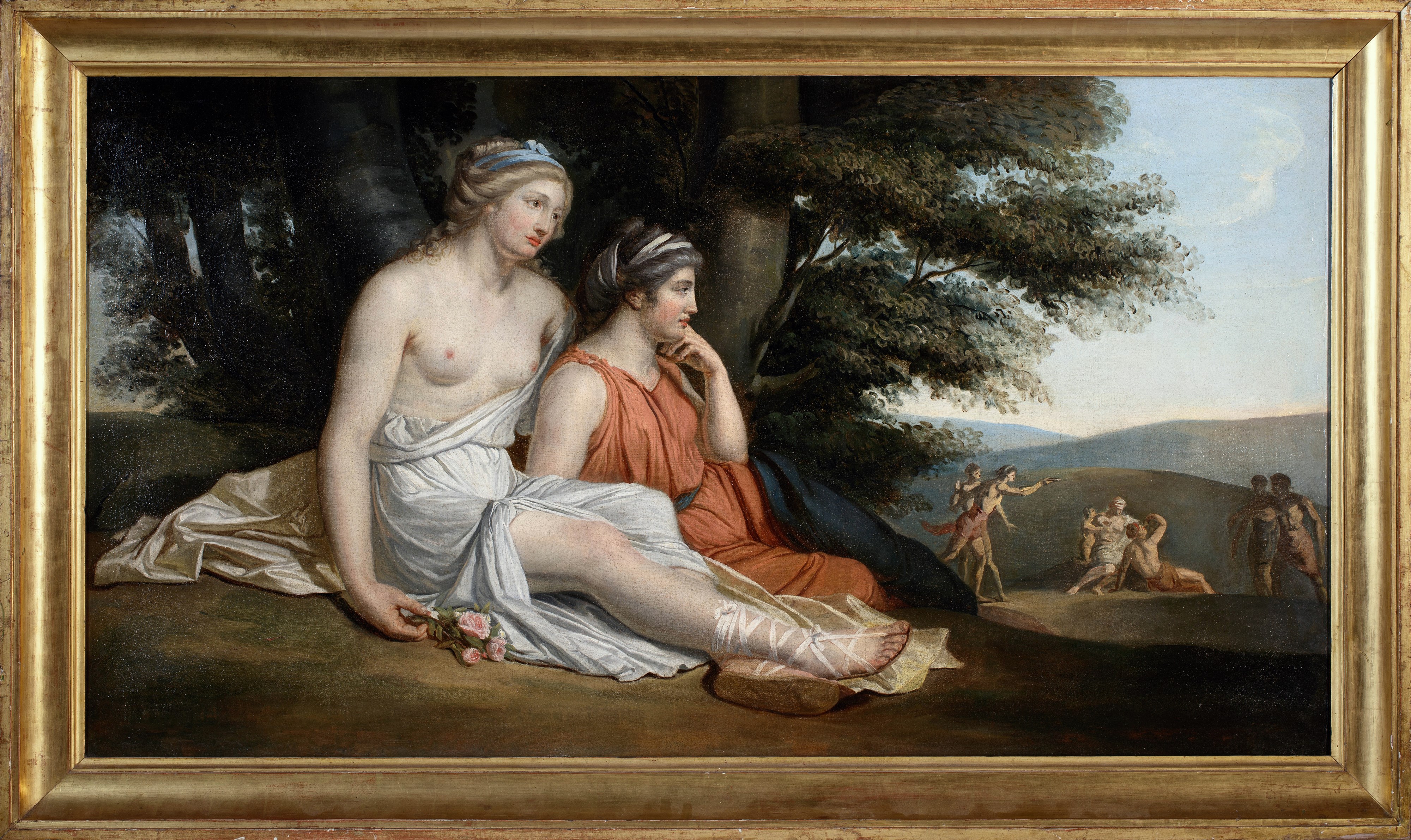 Andrea Appiani (cerchia Di) - Scena allegorica, olio su tela