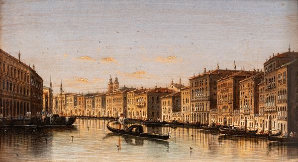 VEDUTA DEL CANAL GRANDE DAL PONTE DI RIALTO