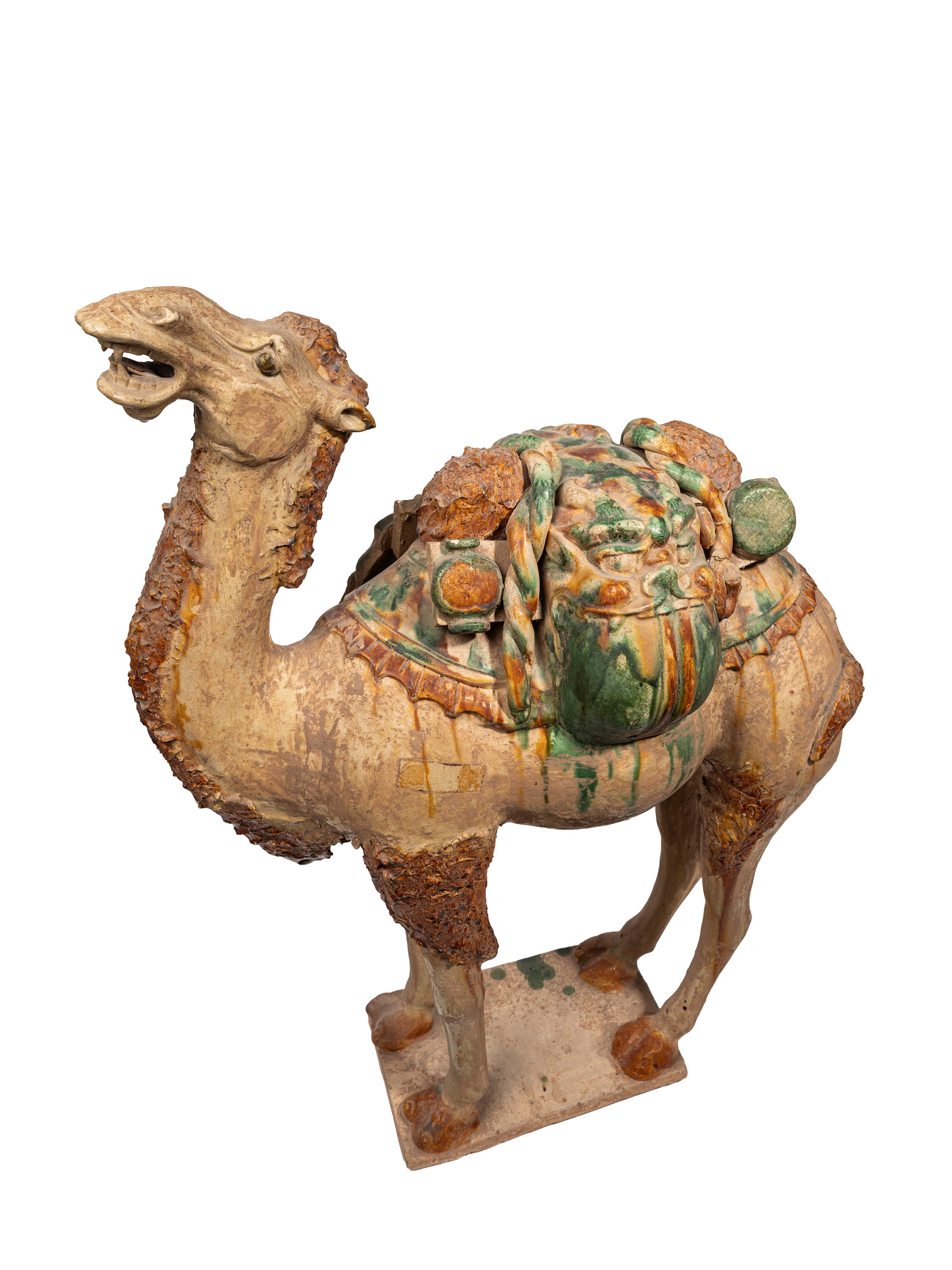 GRANDE FIGURA IN CERAMICA SANCAI