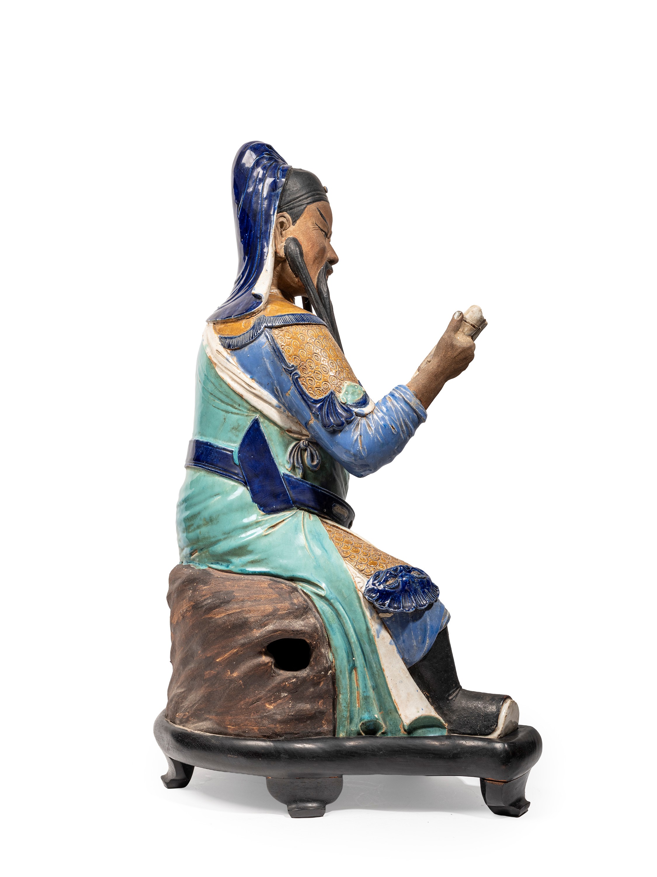 Grande Scultura in Ceramica Shiwan