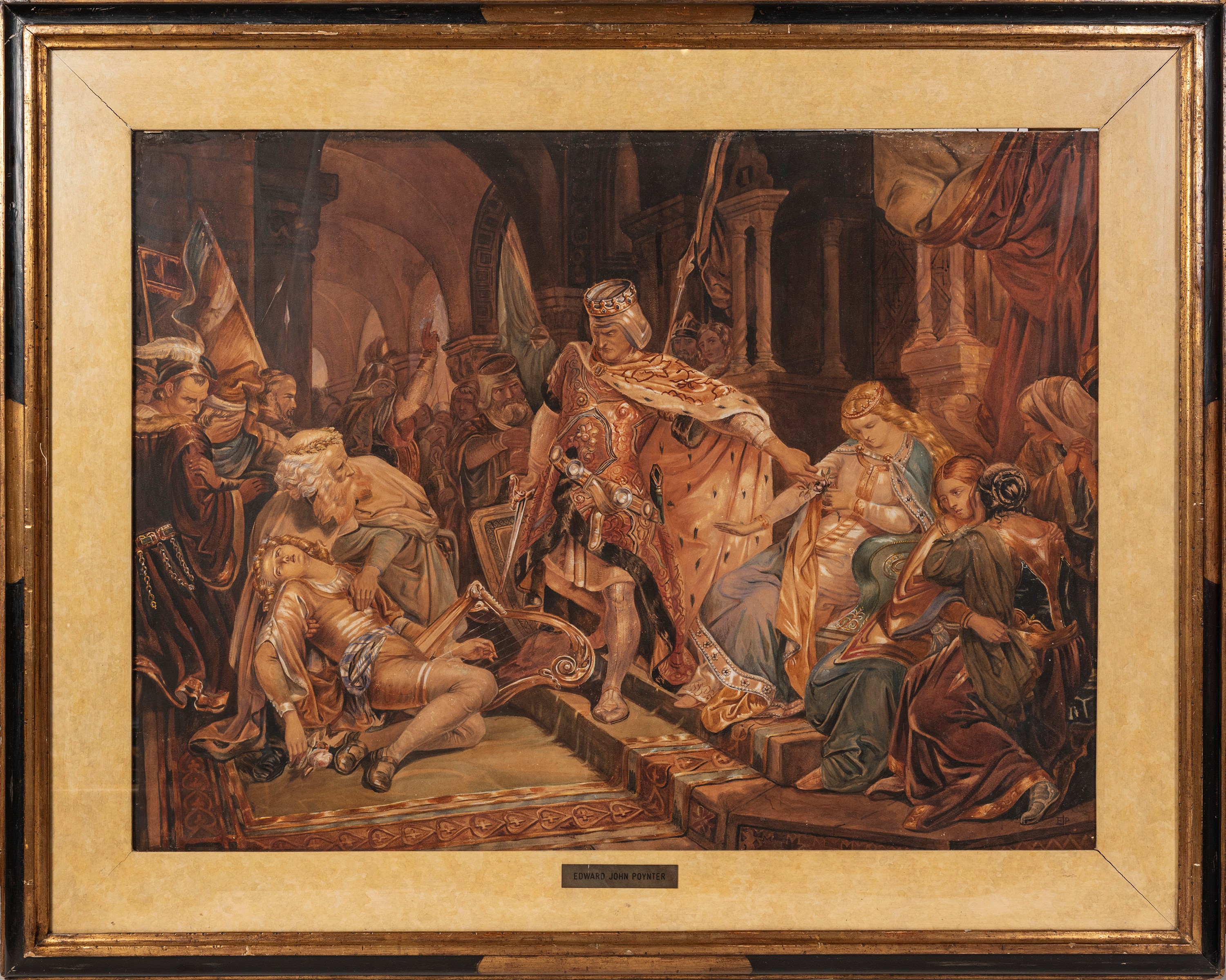 Scuola tedesca, The Singer Curse, acquarello