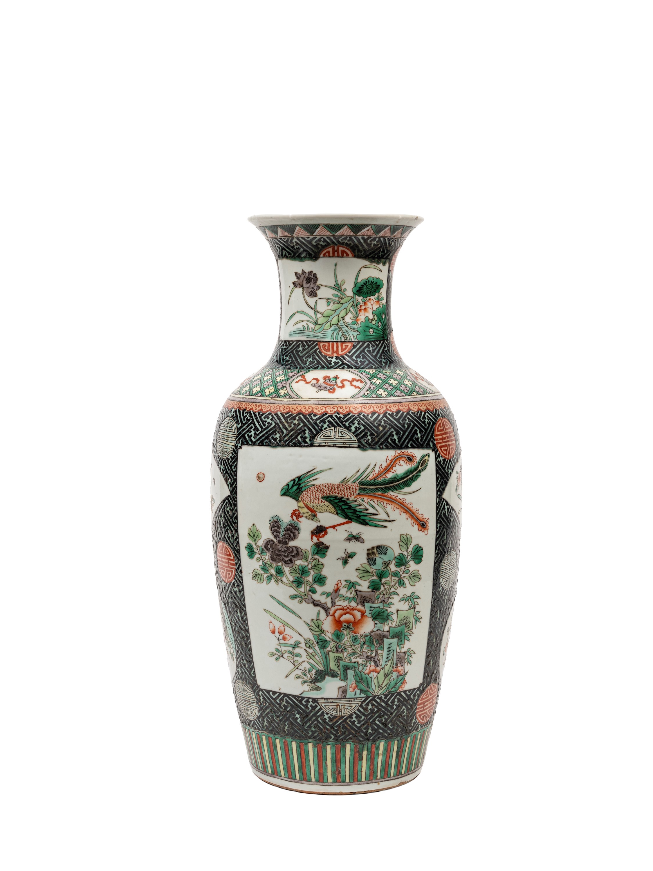 VASO IN PORCELLANA FAMIGLIA NERA
