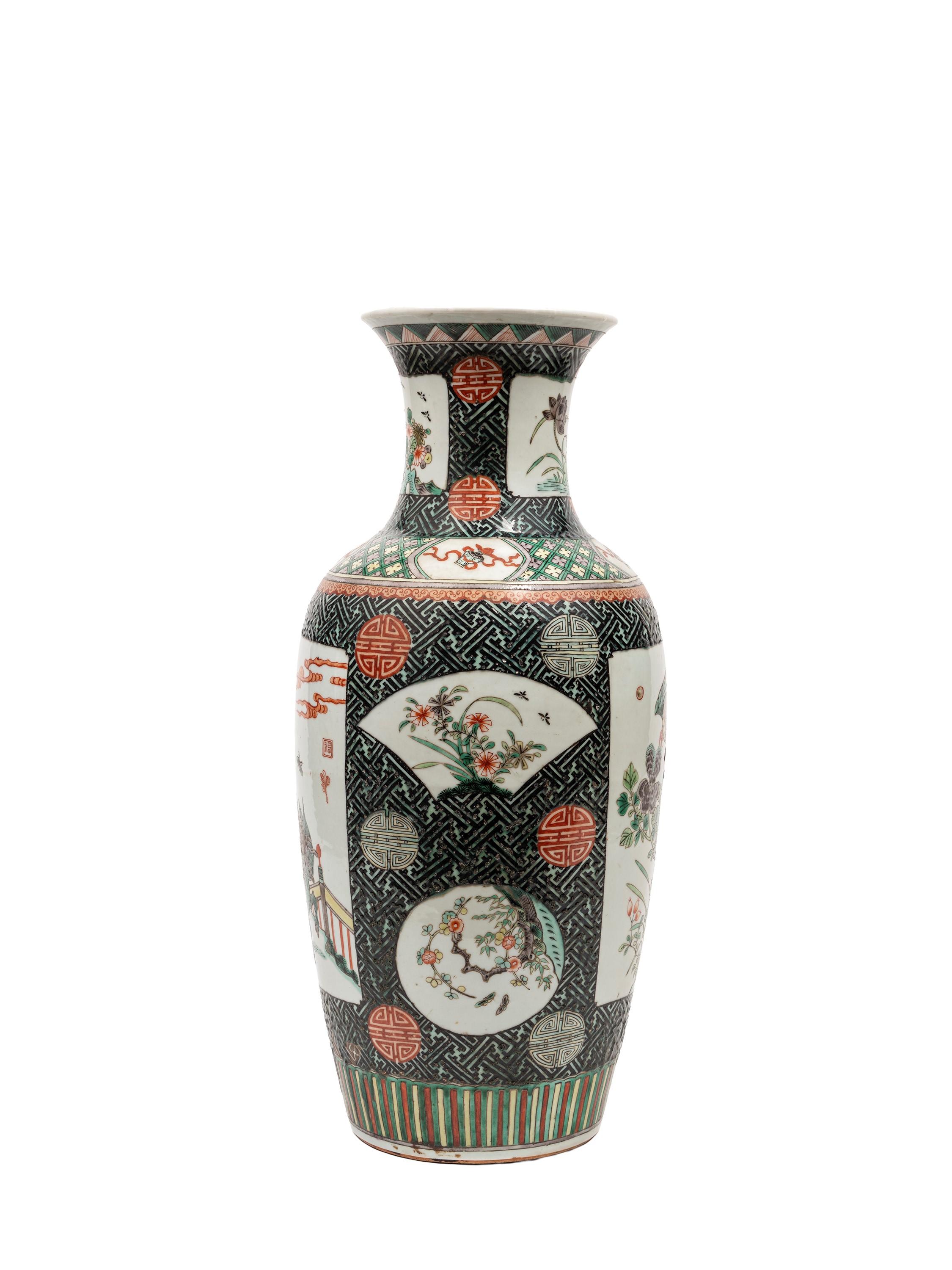 VASO IN PORCELLANA FAMIGLIA NERA
