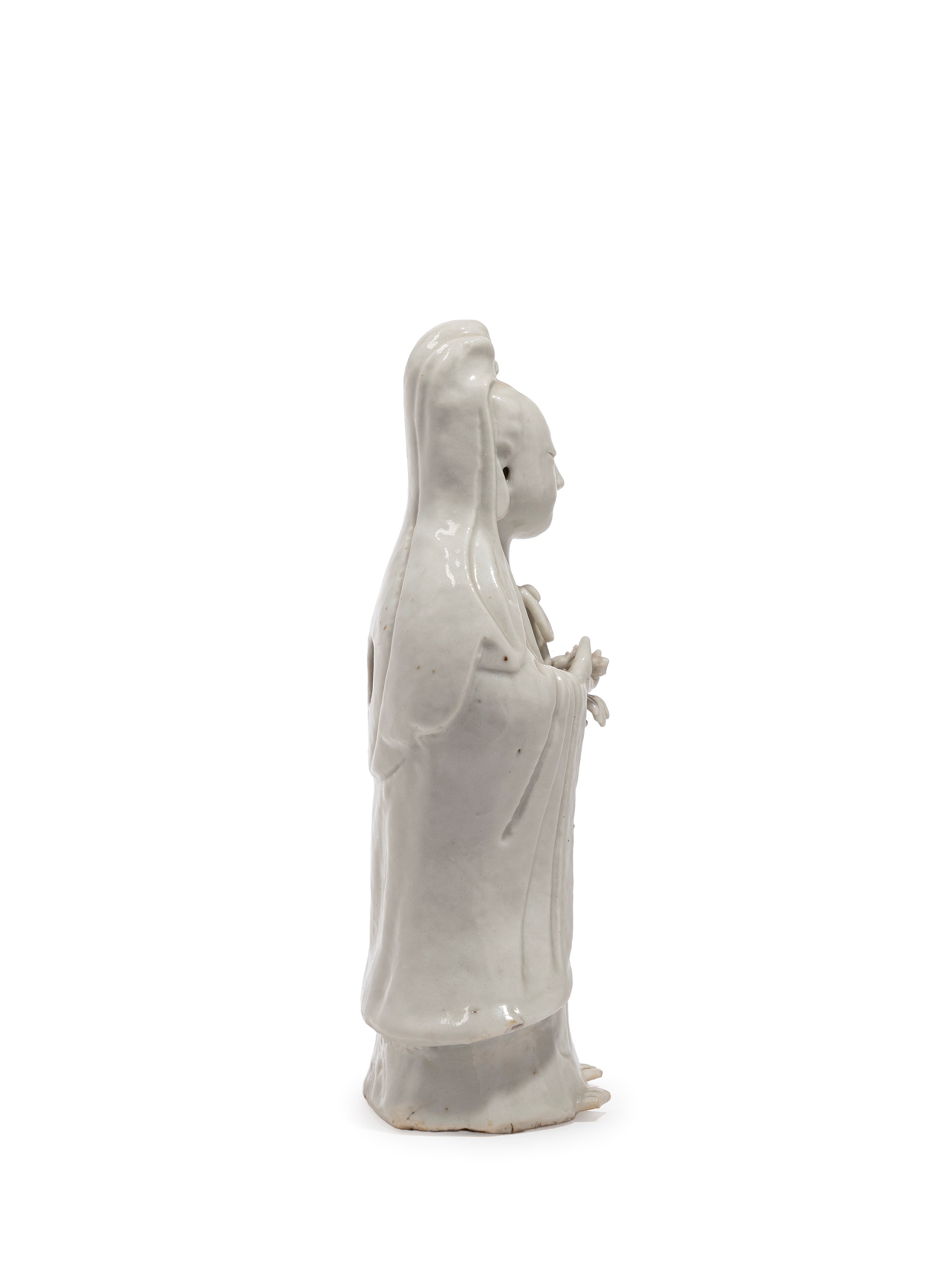 FIGURA IN PORCELLANA BLANC DE CHINE