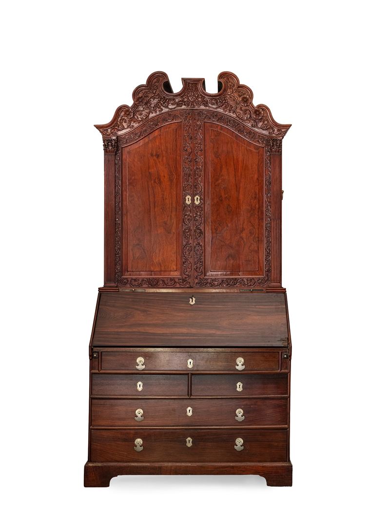 Cina, dinastia Qing (fine XVIII secolo), Trumèau in legno huanghuali e legno duro
