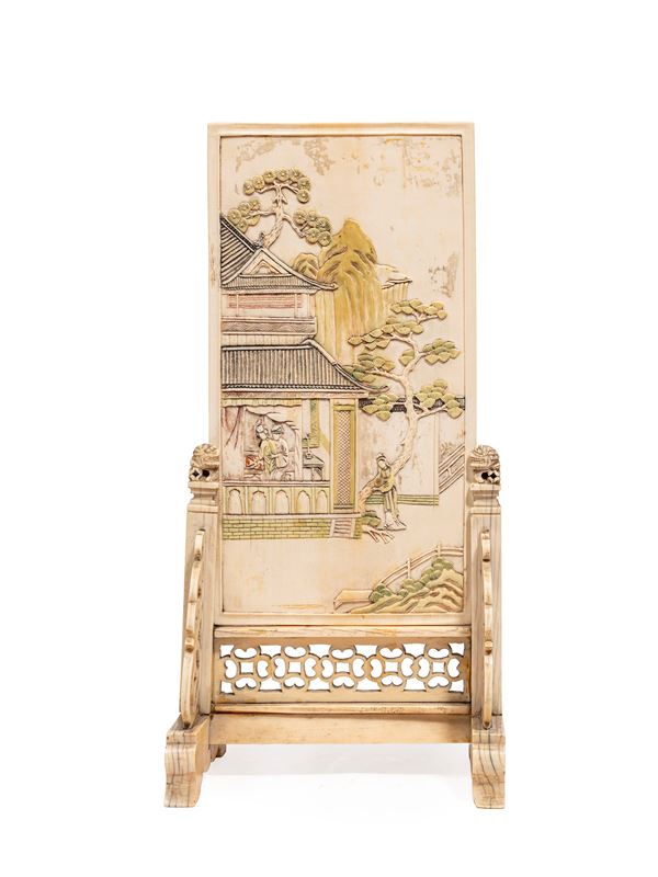 ☼A PAINTED IVORY SCREEN