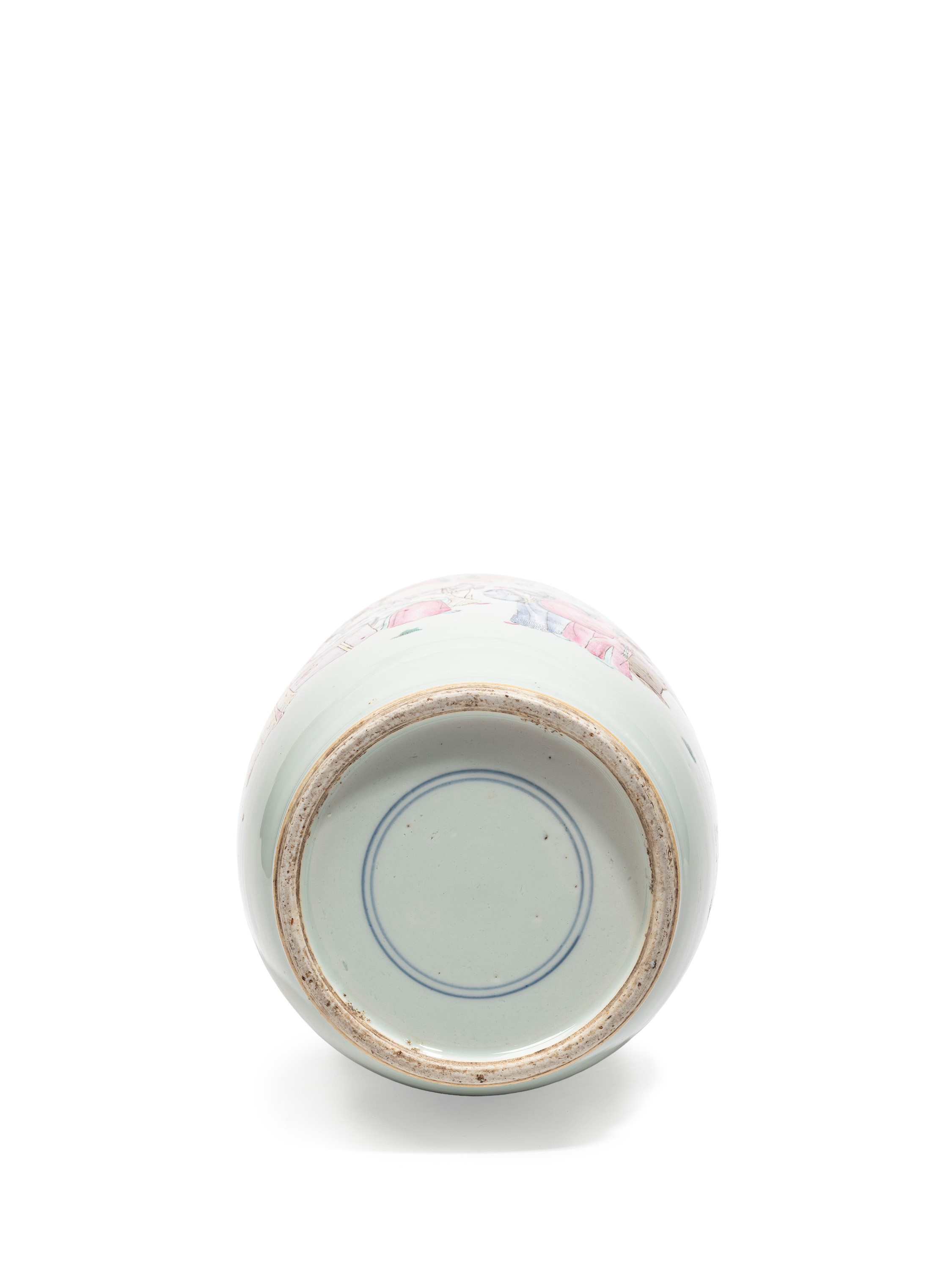 VASO IN PORCELLANA FAMIGLIA ROSA