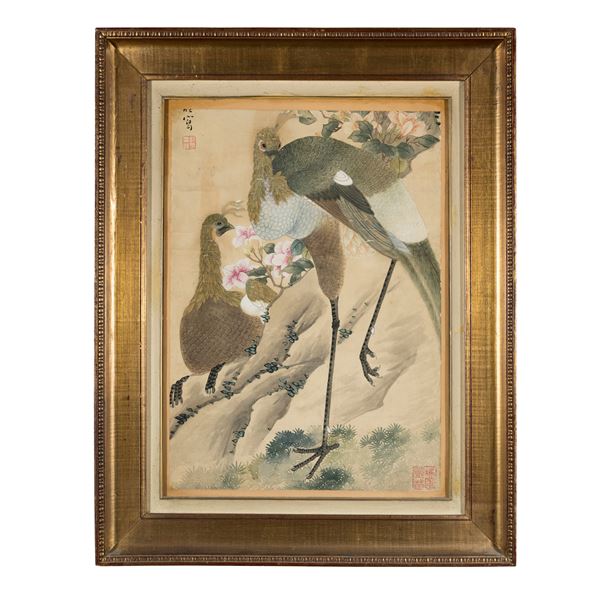 DIPINTO SU CARTA  (Cina, dinastia Qing, XIX secolo)  -  Arte Cinese - Marco Polo Auctions - Asian Art Auctions Milano