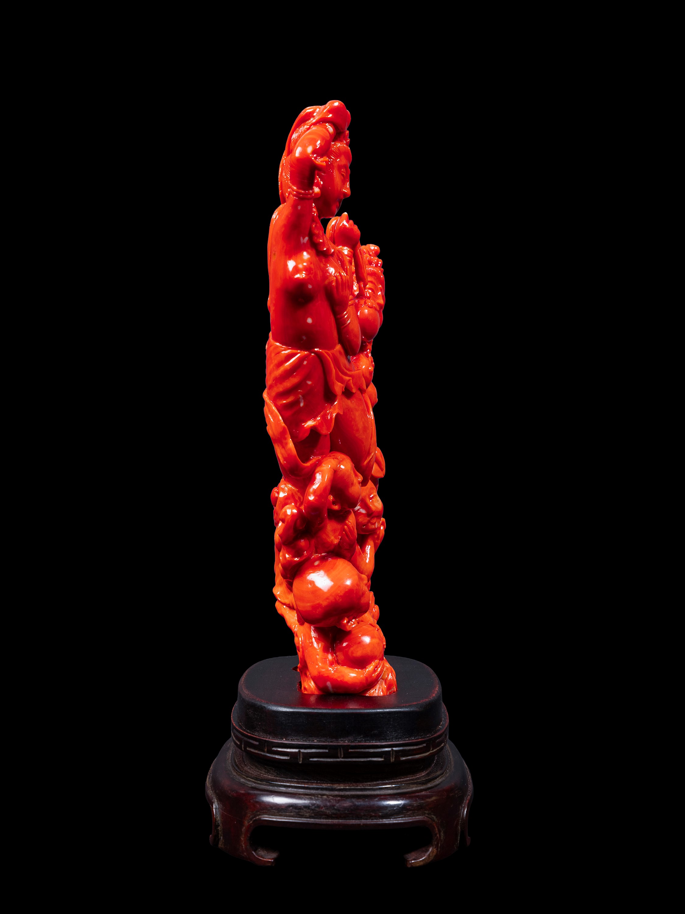 Cina, Scultura in corallo rosso (XIX secolo)