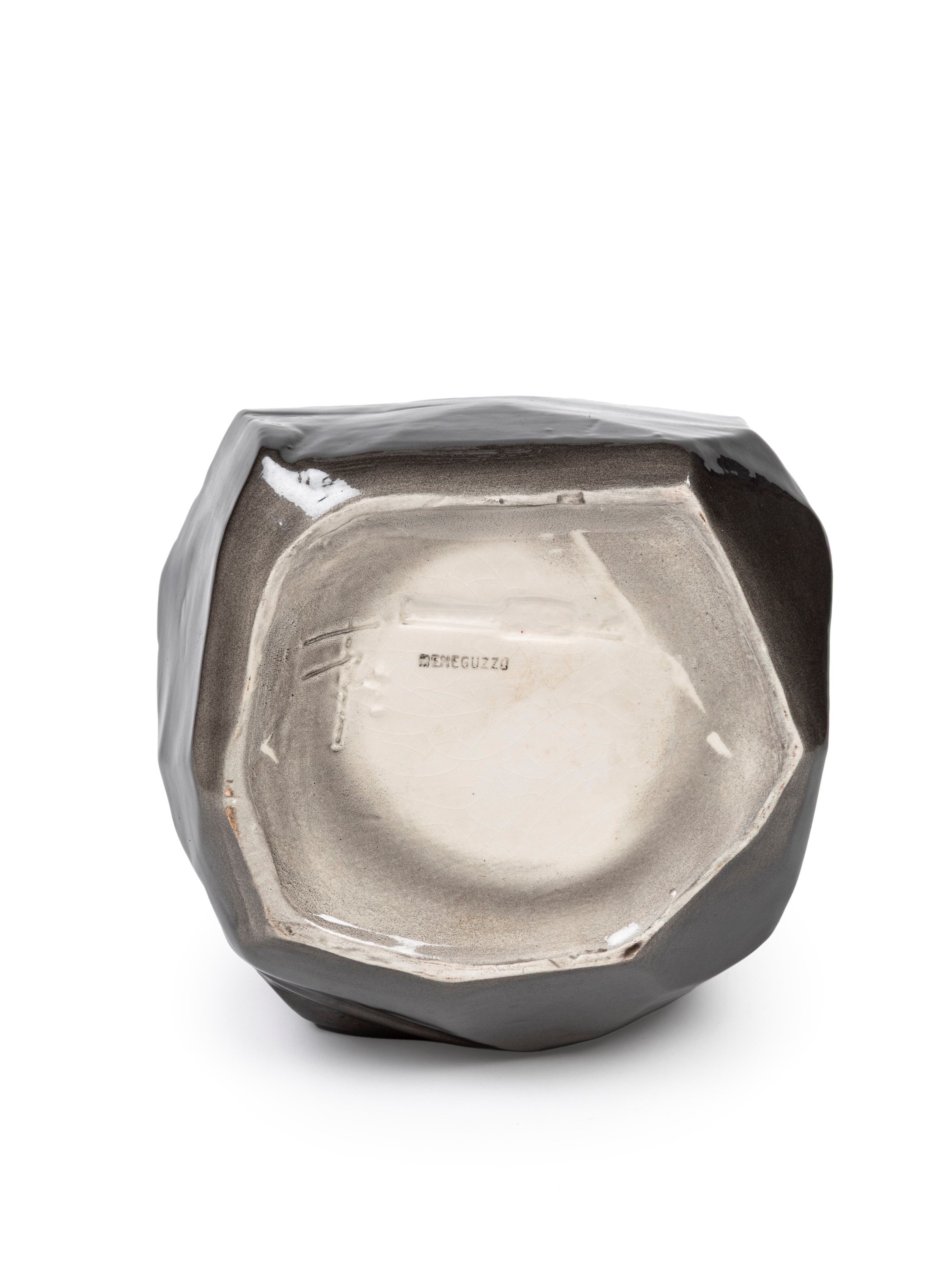 Franco Meneguzzo - Ciotola in ceramica a colaggio