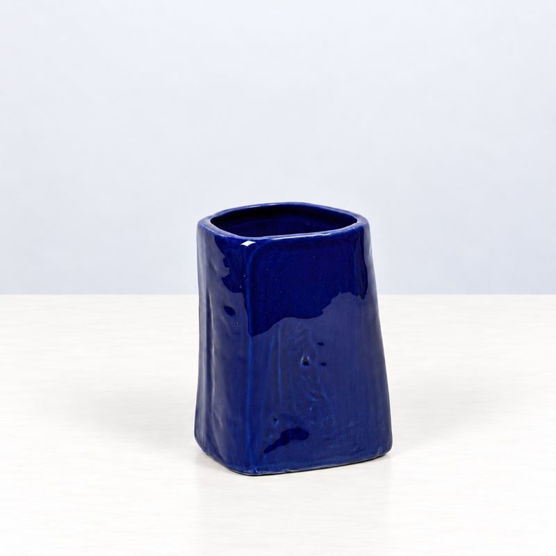 Franco Meneguzzo - Vaso in terraglia a colaggio