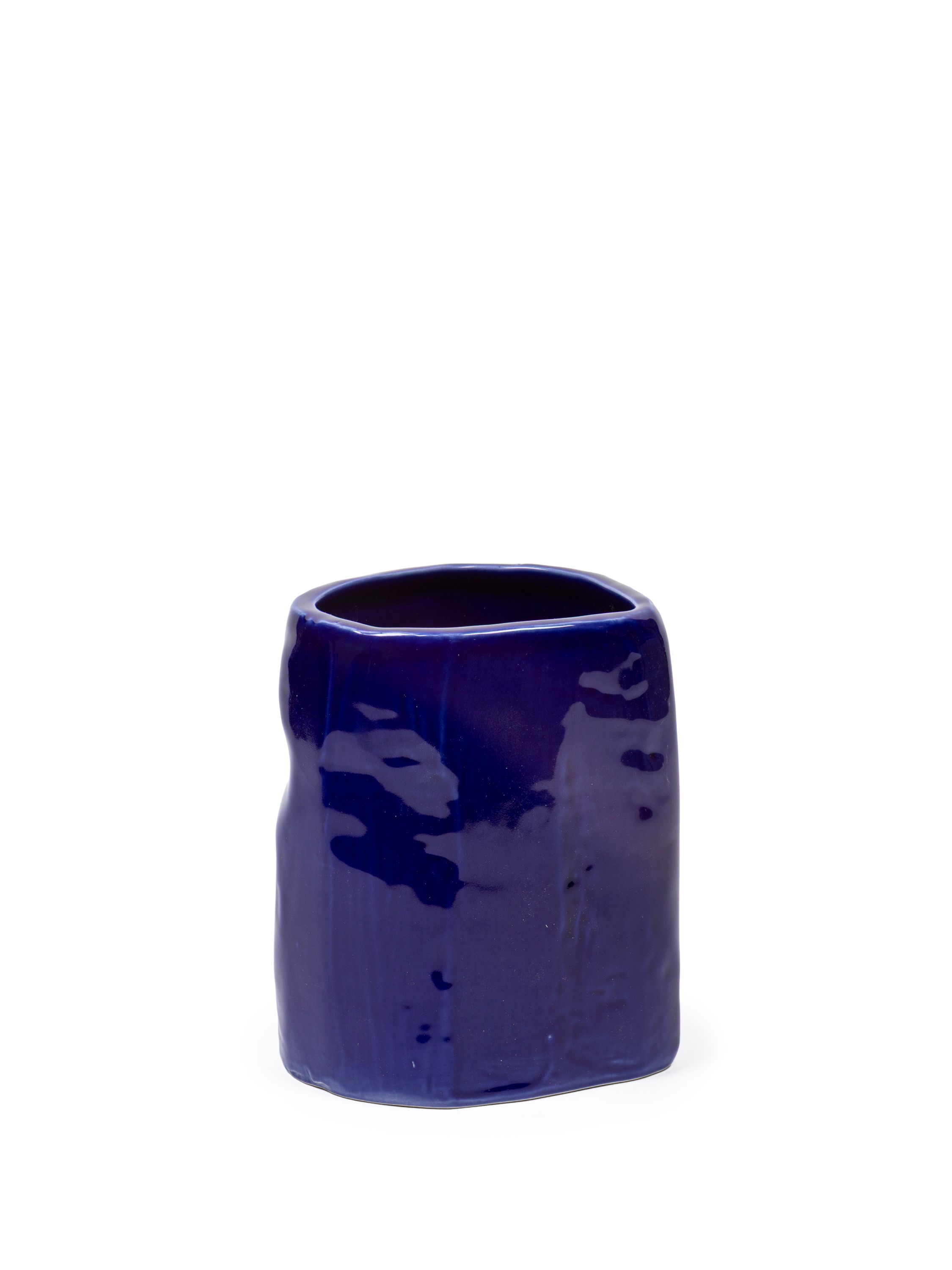 Franco Meneguzzo - Vaso in terraglia a colaggio