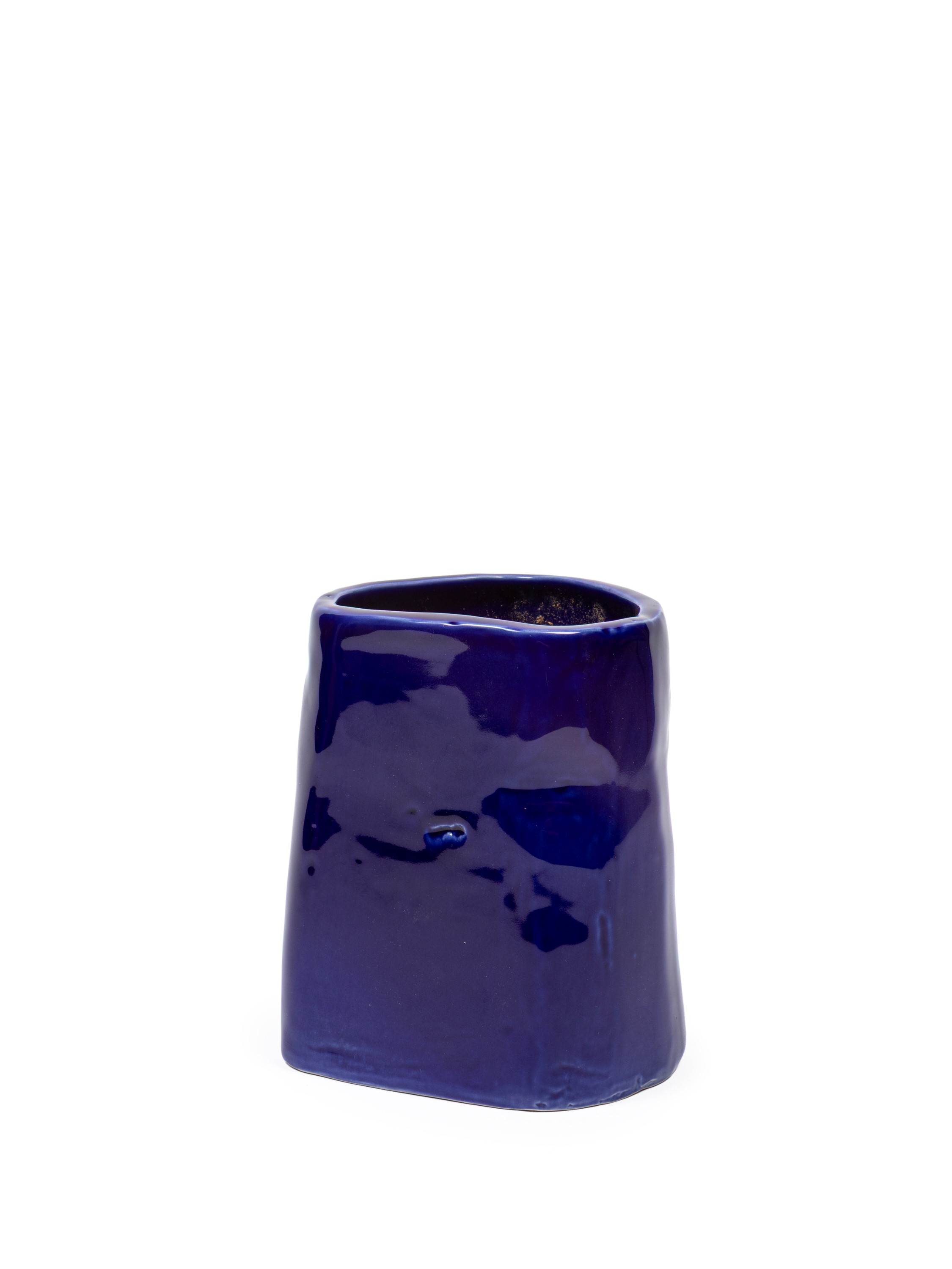 Franco Meneguzzo - Vaso in terraglia a colaggio