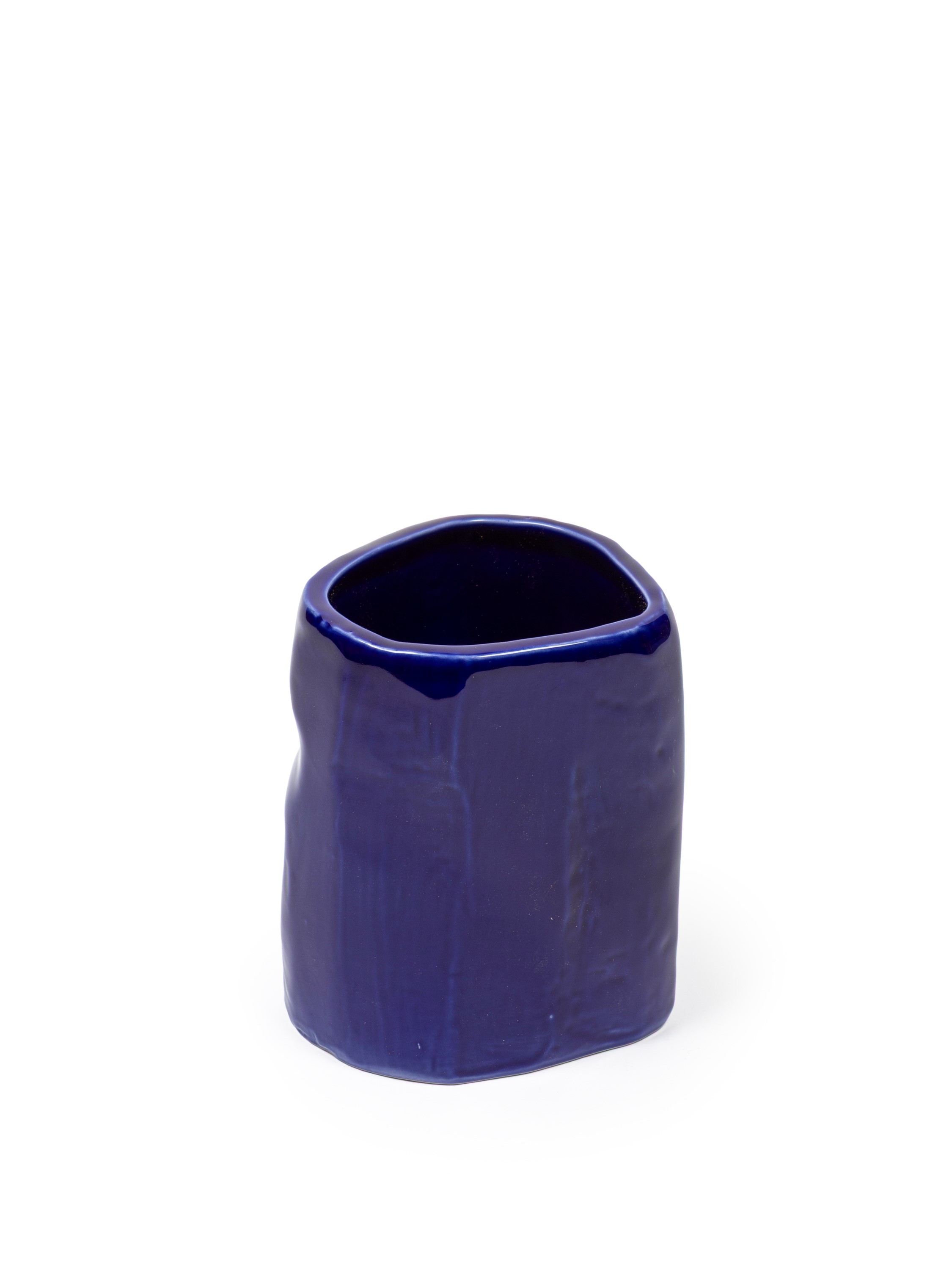 Franco Meneguzzo - Vaso in terraglia a colaggio