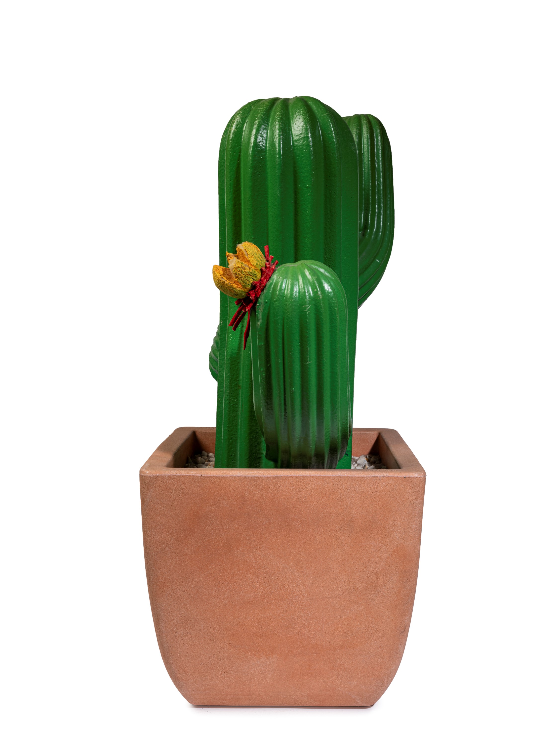 Scultura Cactus in poliuretano espanso verniciato, 2009