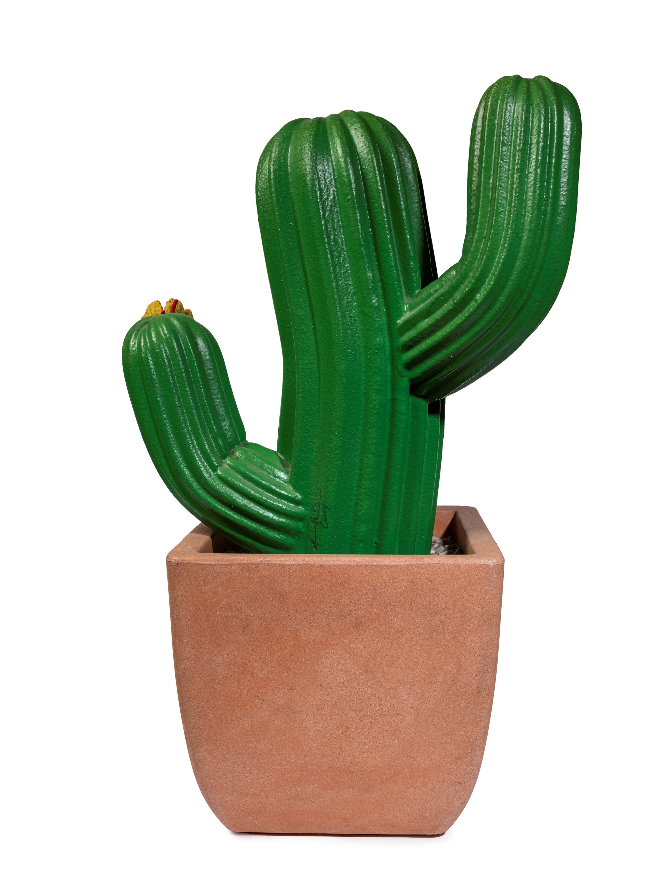 Scultura Cactus in poliuretano espanso verniciato, 2009