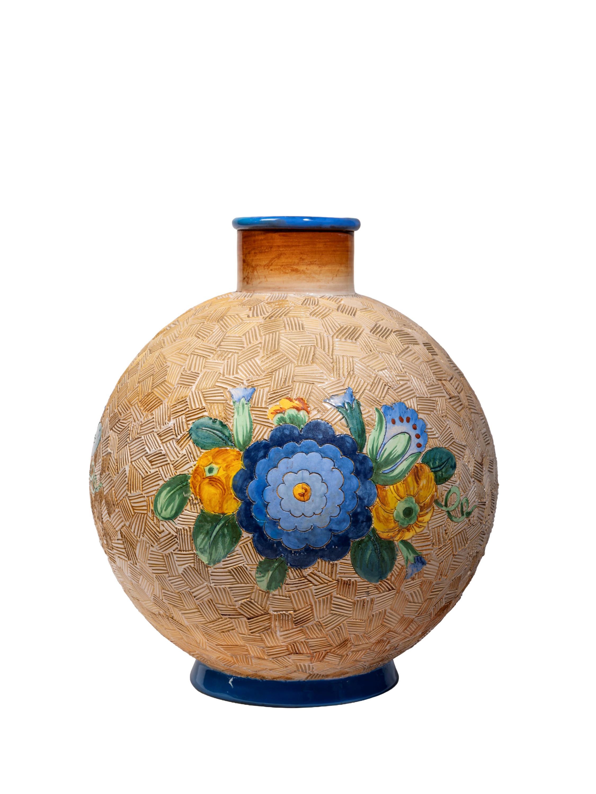 Gio Ponti - Vaso della serie “Graffiti”, ceramica policroma (Richard-Ginori)