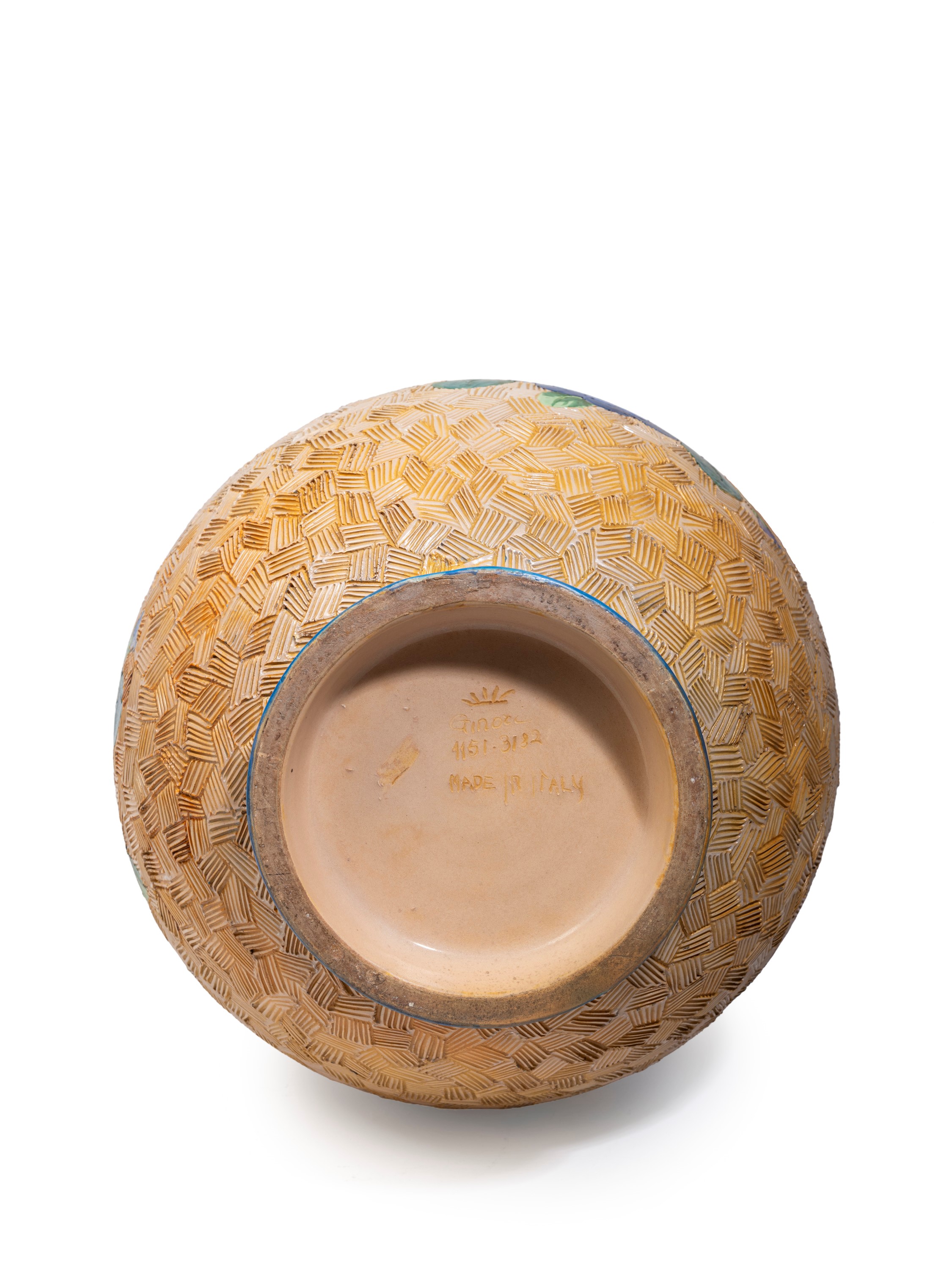Gio Ponti - Vaso della serie “Graffiti”, ceramica policroma (Richard-Ginori)