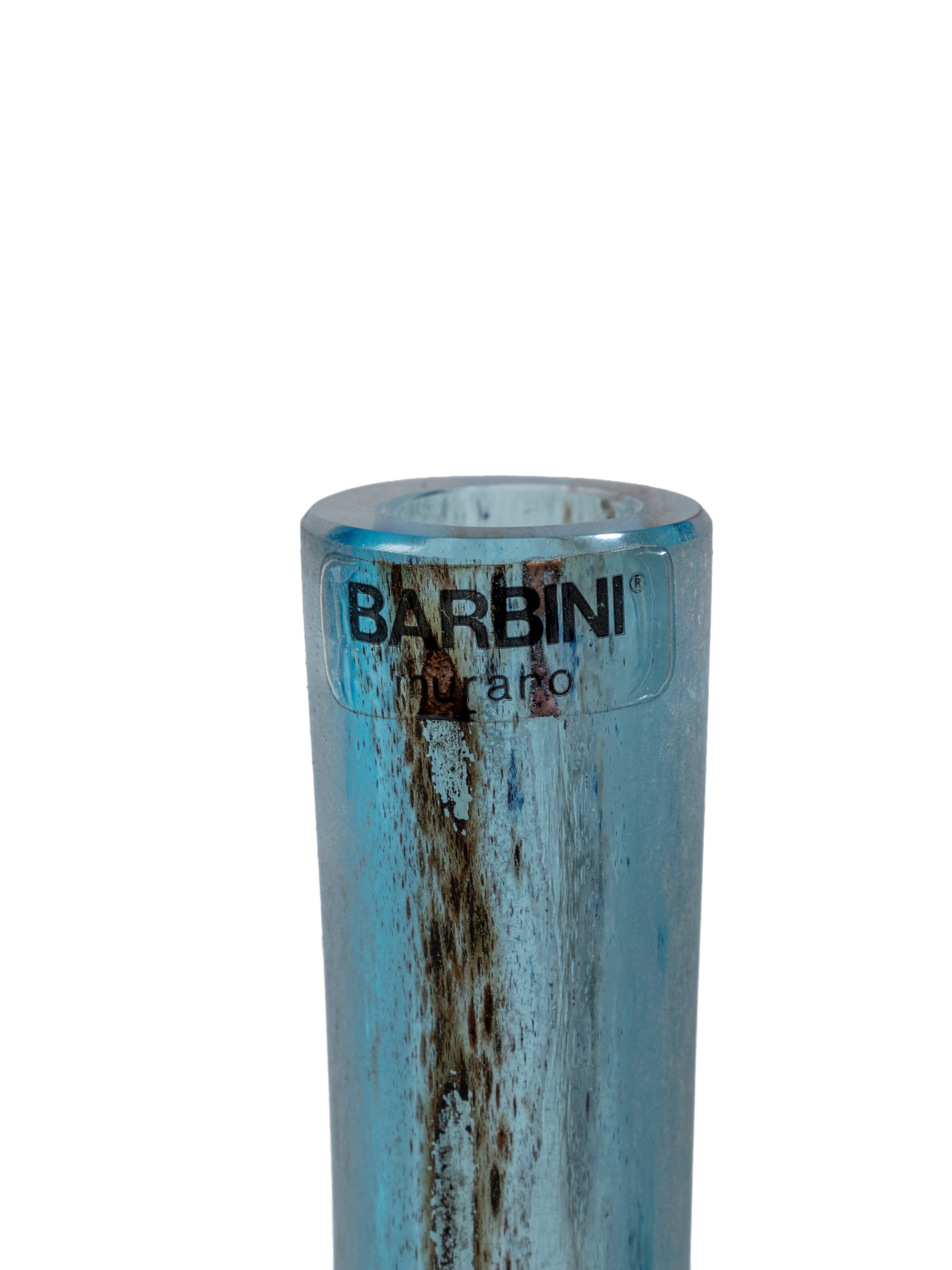 Alfredo Barbini - Set di tre vasi in vetro soffiato a doppio strato, finitura acidata e decorazio...