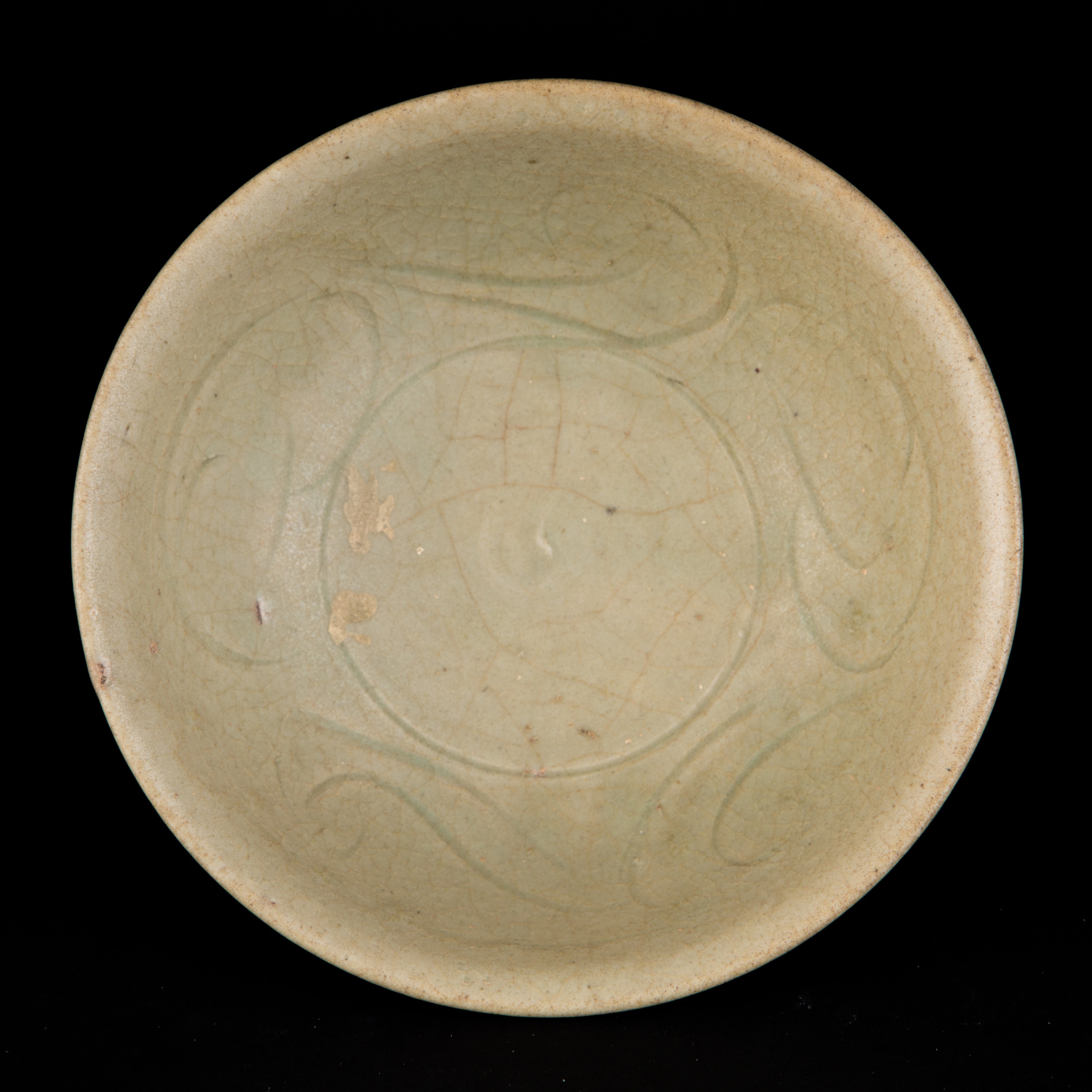 Coppa celadon in porcellana, Cina, dinastia Ming (1368-1644)