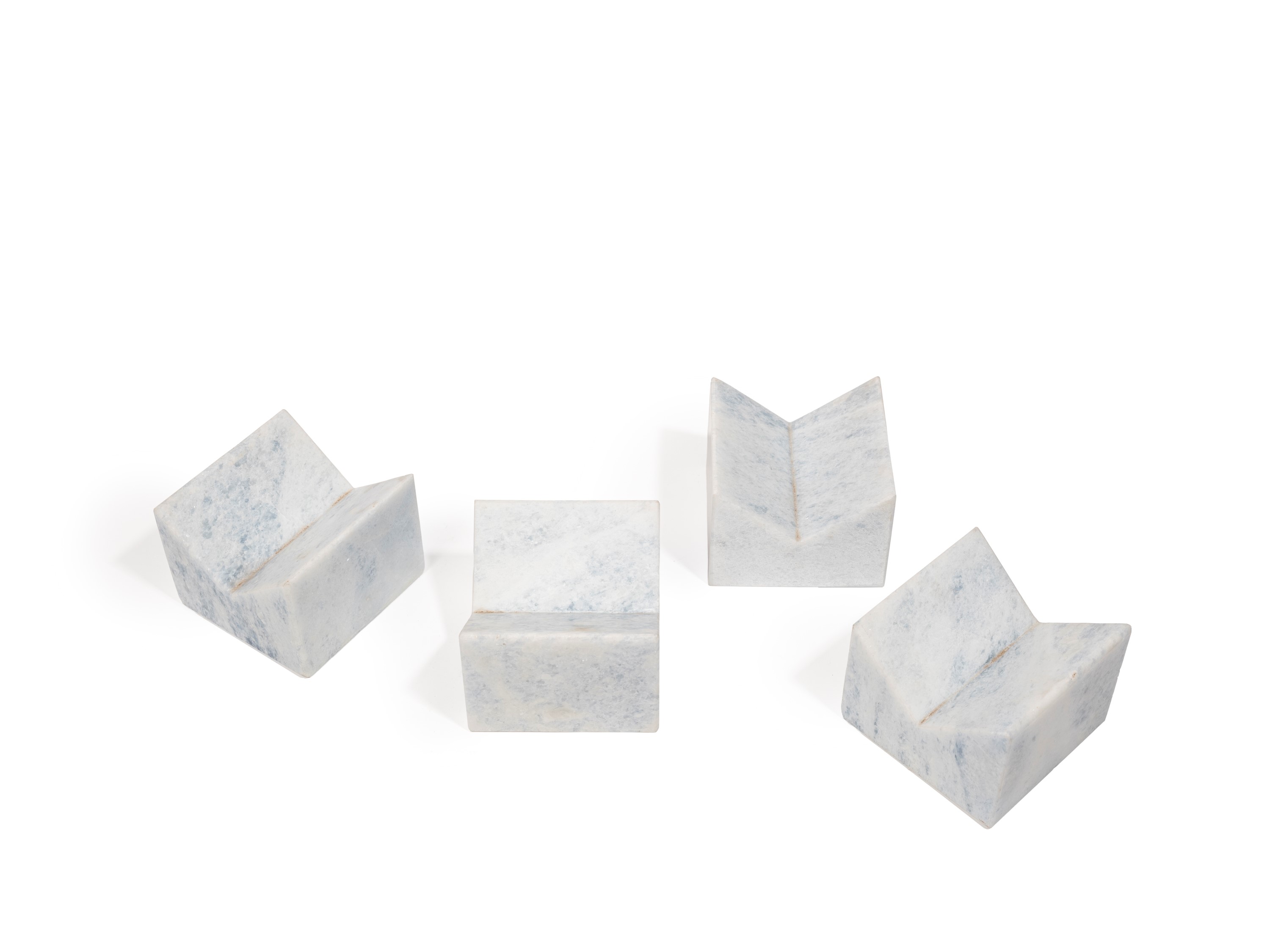 Giulio Lazzotti - Fermo-porte (o fermacarte) modello Petit Granit in marmo grigio