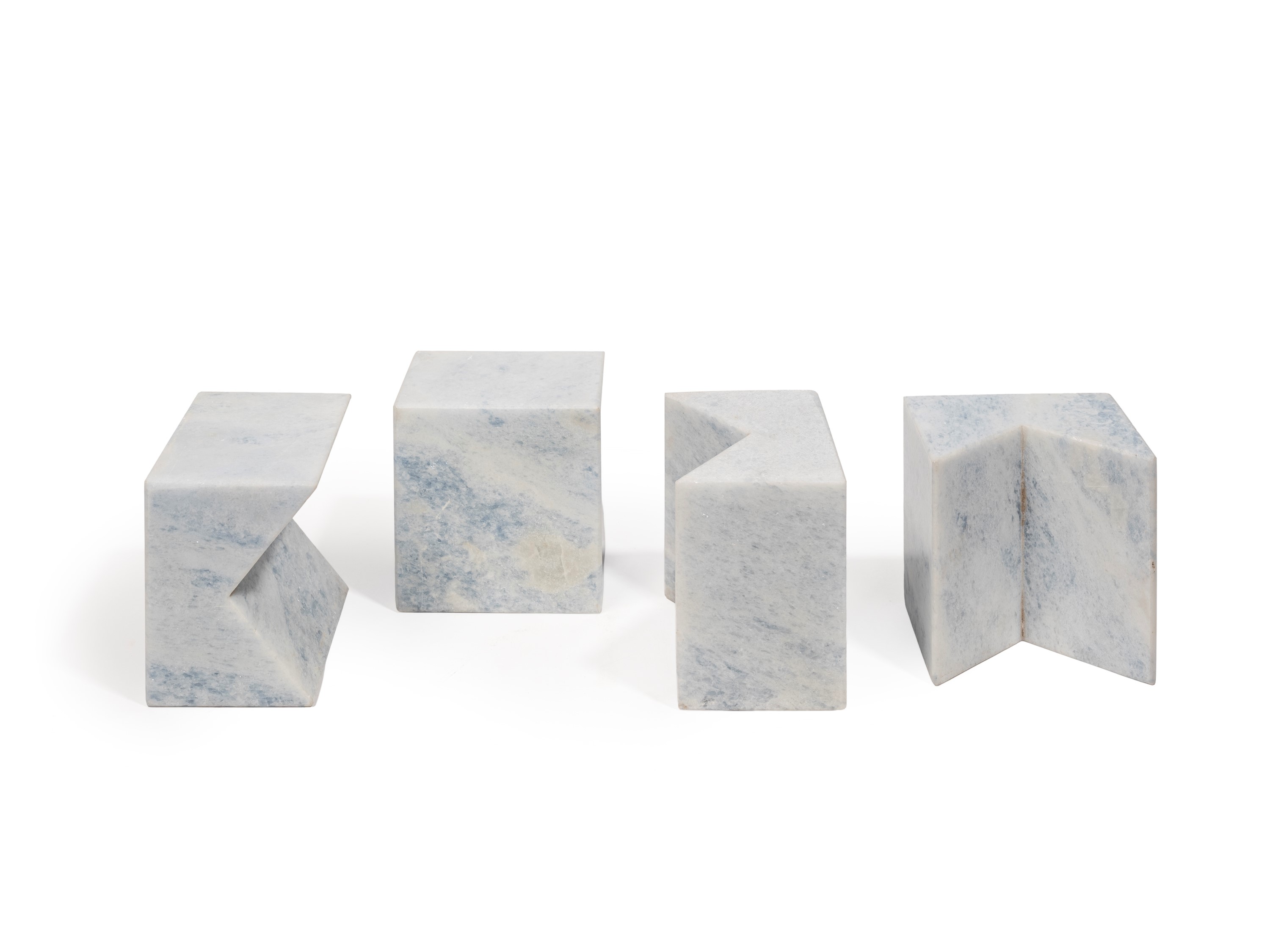 Giulio Lazzotti - Fermo-porte (o fermacarte) modello Petit Granit in marmo grigio