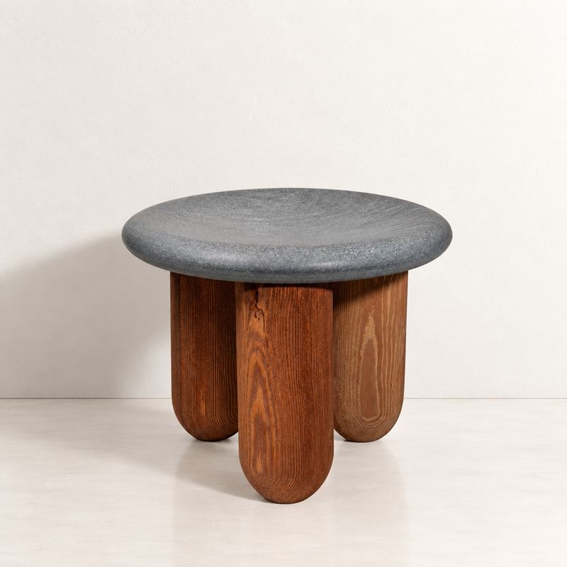 Giulio Lazzotti - Sgabello modello “TritribilLo” in legno massello