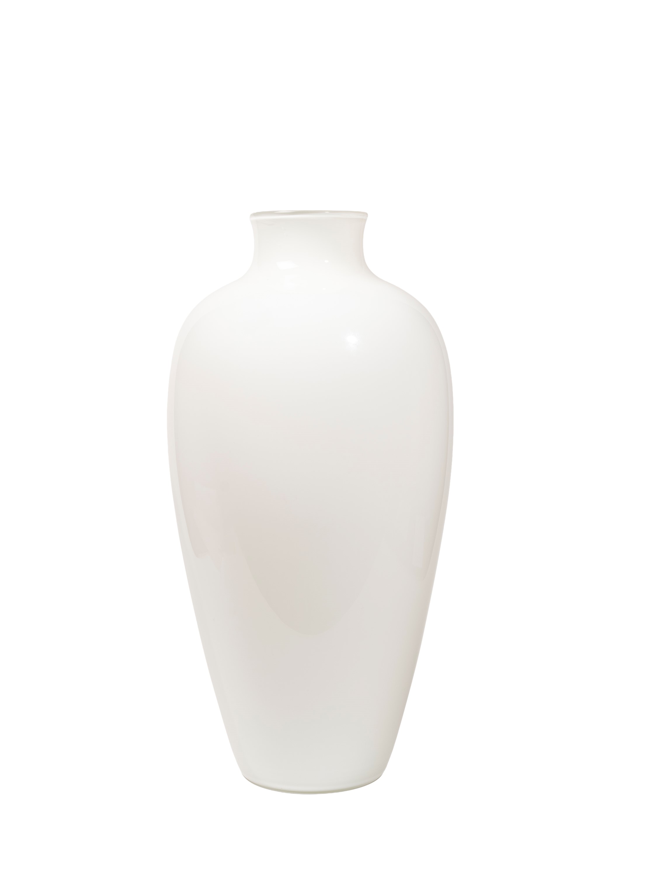 Venini - Grande vaso in vetro incamiciato, Murano