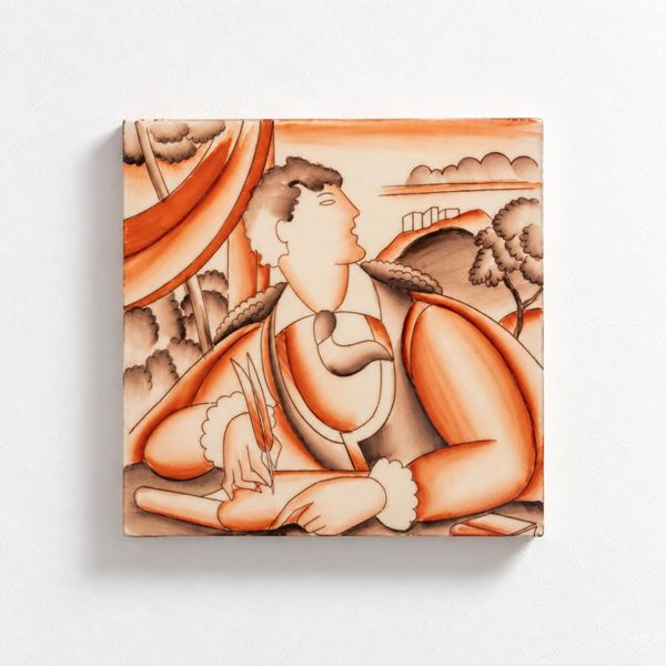 Gio Ponti - "IL POETA" DECORATIVE PLAQUE