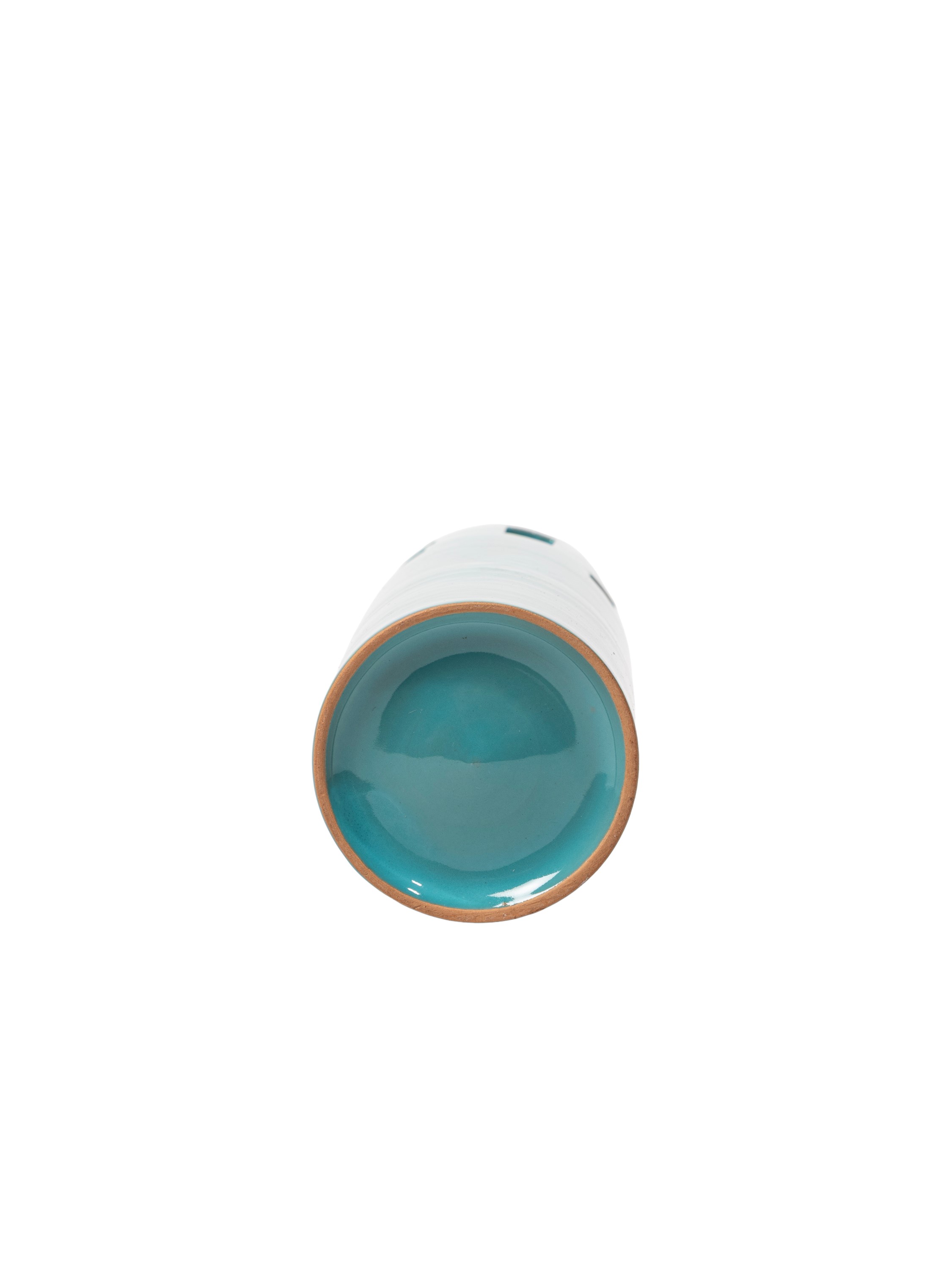 Ettore Sottsass - Vaso tornito in ceramica smaltata (esecuzione Bitossi)