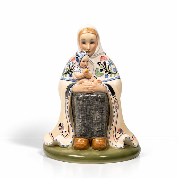 Helen Konig Scavini (per Lenci) - "MADONNA OF THE SNOW" SCULPTURE