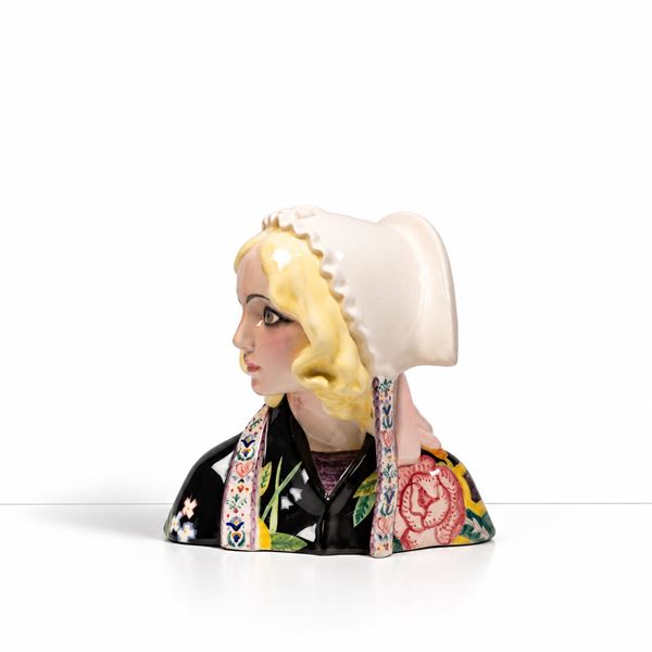 Sandro Vacchetti - SCULPTURE GIOVANNA "BEAUTIFUL COUNTRY GIRL"