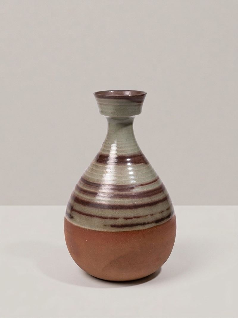 Nanni Valentini - Vaso a bottiglia in gres smaltato