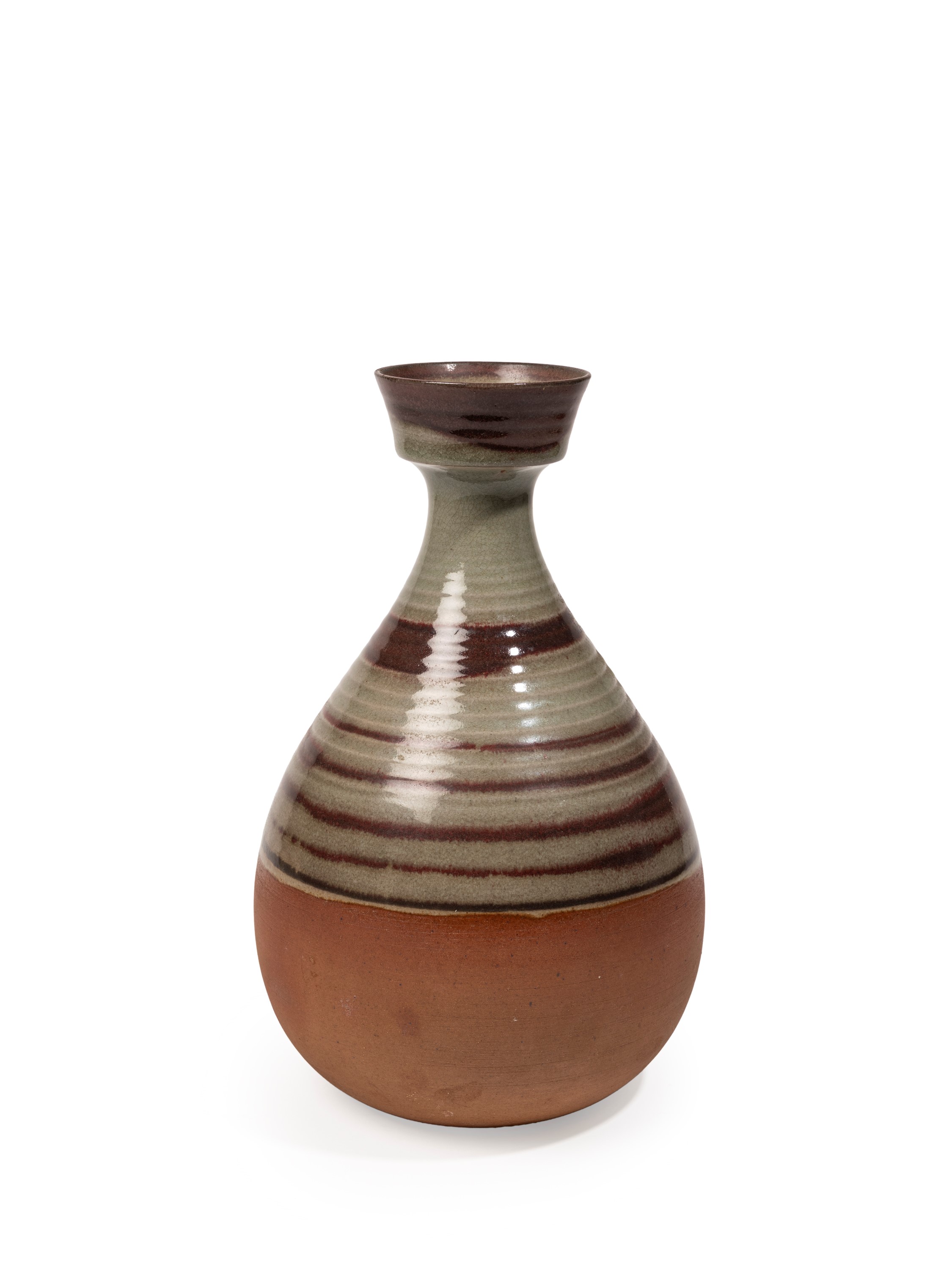 Nanni Valentini - Vaso a bottiglia in gres smaltato