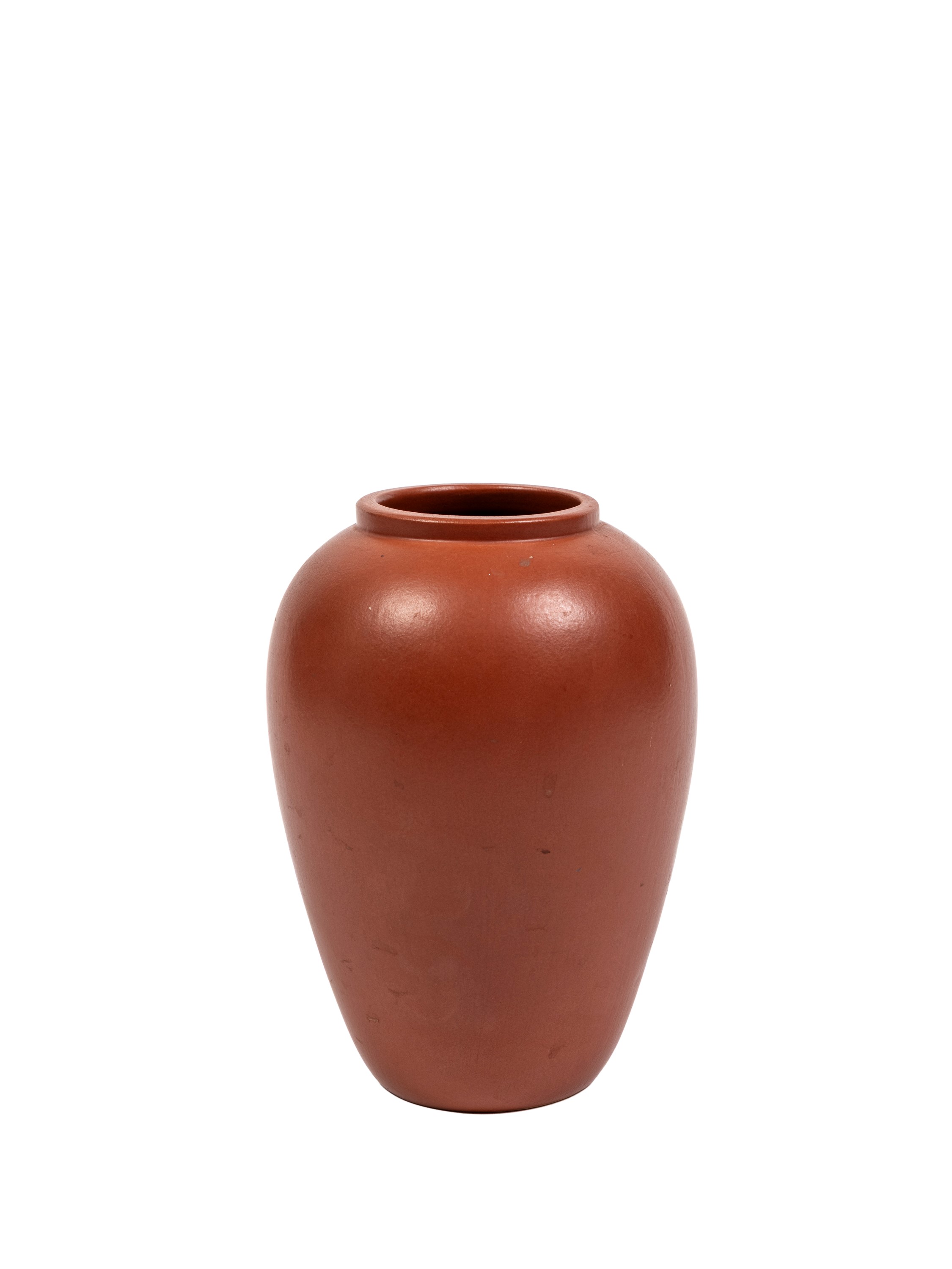 Giovanni Gariboldi - Vaso in ceramica smaltata terracotta (anni '40 ca.)