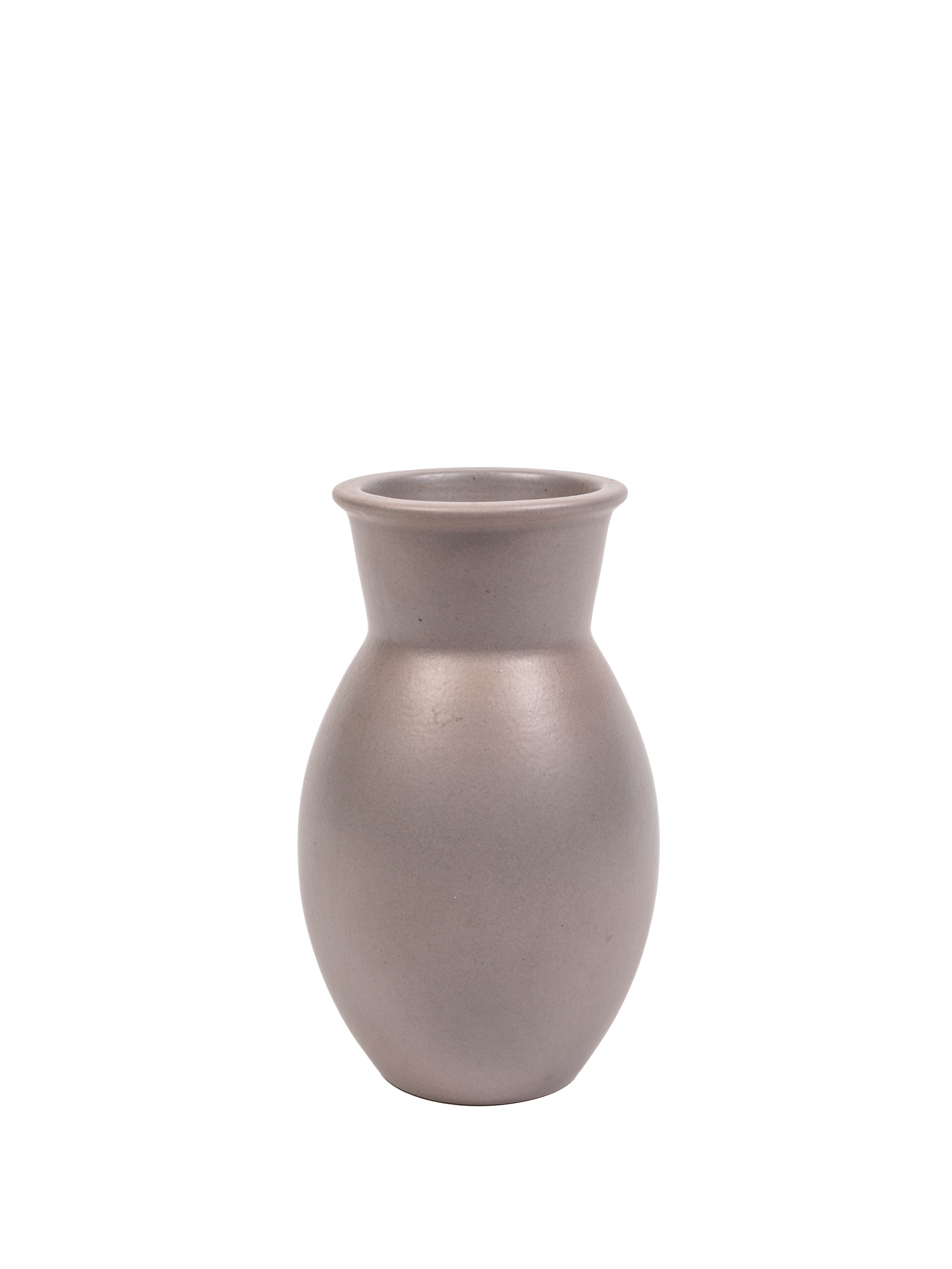 Giovanni Gariboldi - Vaso in ceramica smaltata grigia, anni '40 ca.